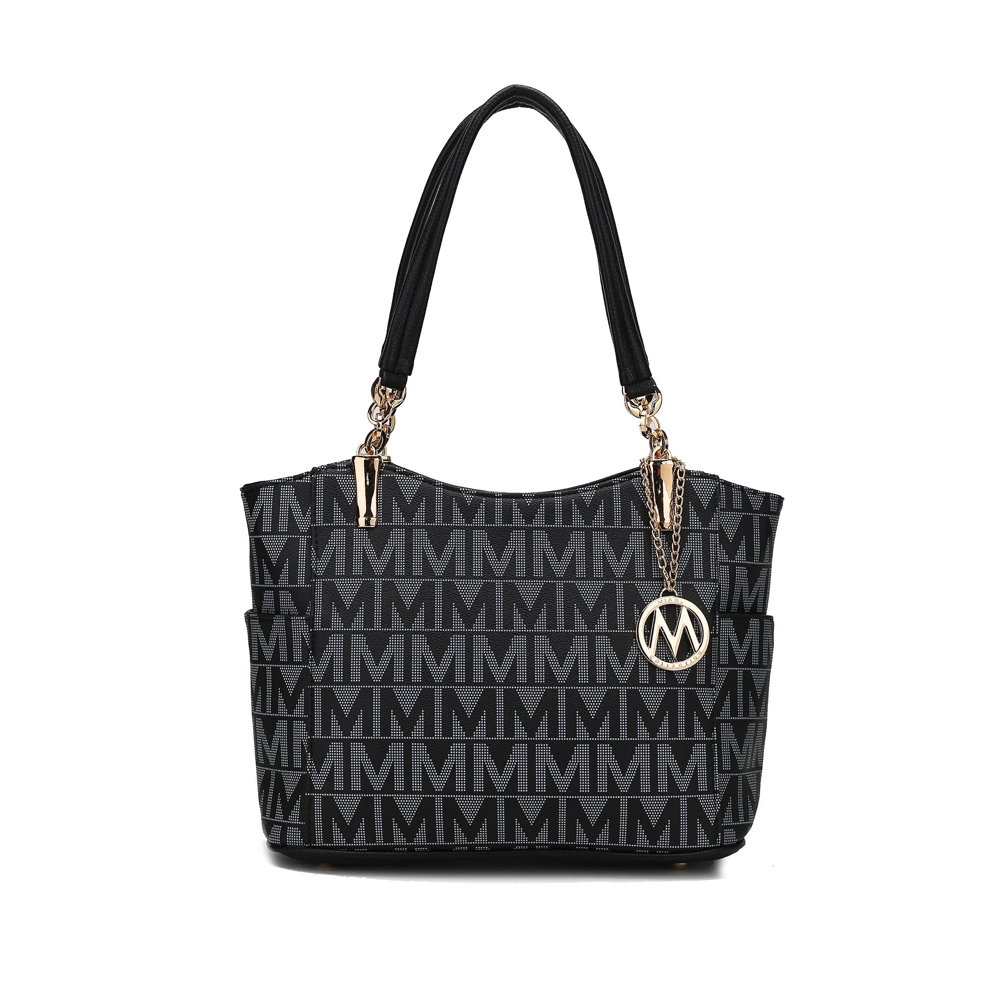  MKF Collection Braylee Signature Tote Bag - Black - Bonton