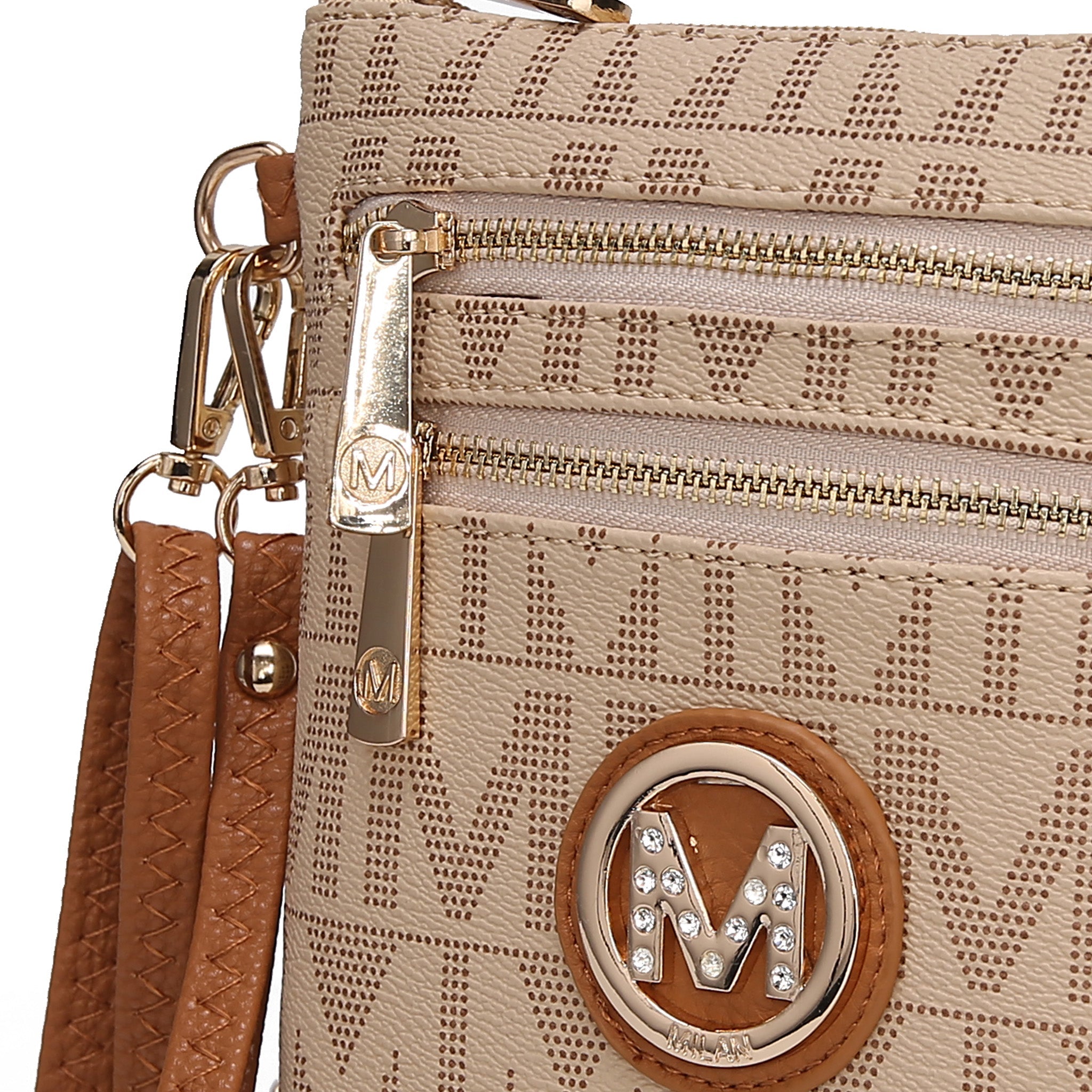  MKF Collection Charley  Signature Convertible Crossbody Bag - Red - Bonton