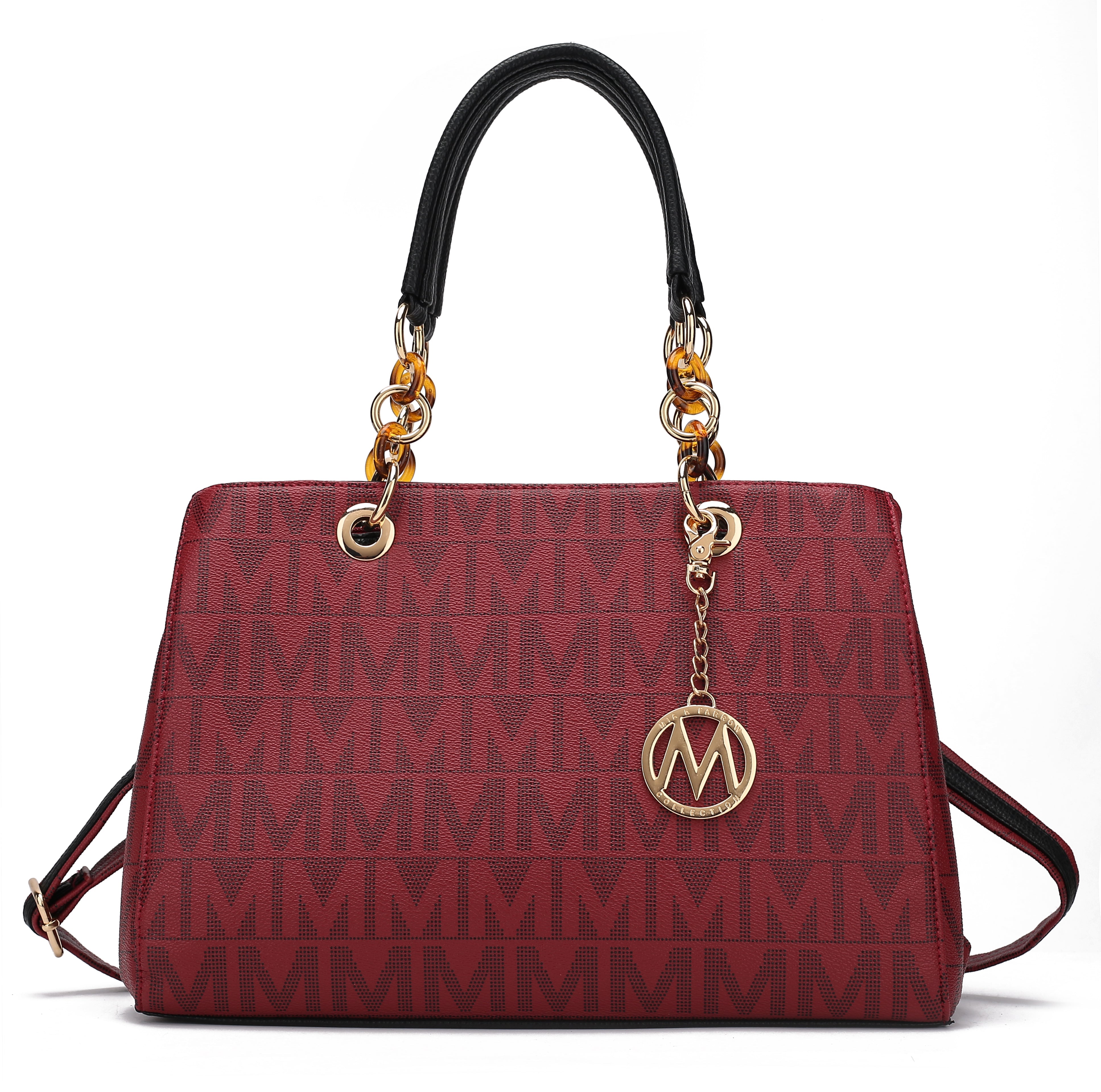  MKF Collection Sirna Signature Tote Bag - Red - Bonton