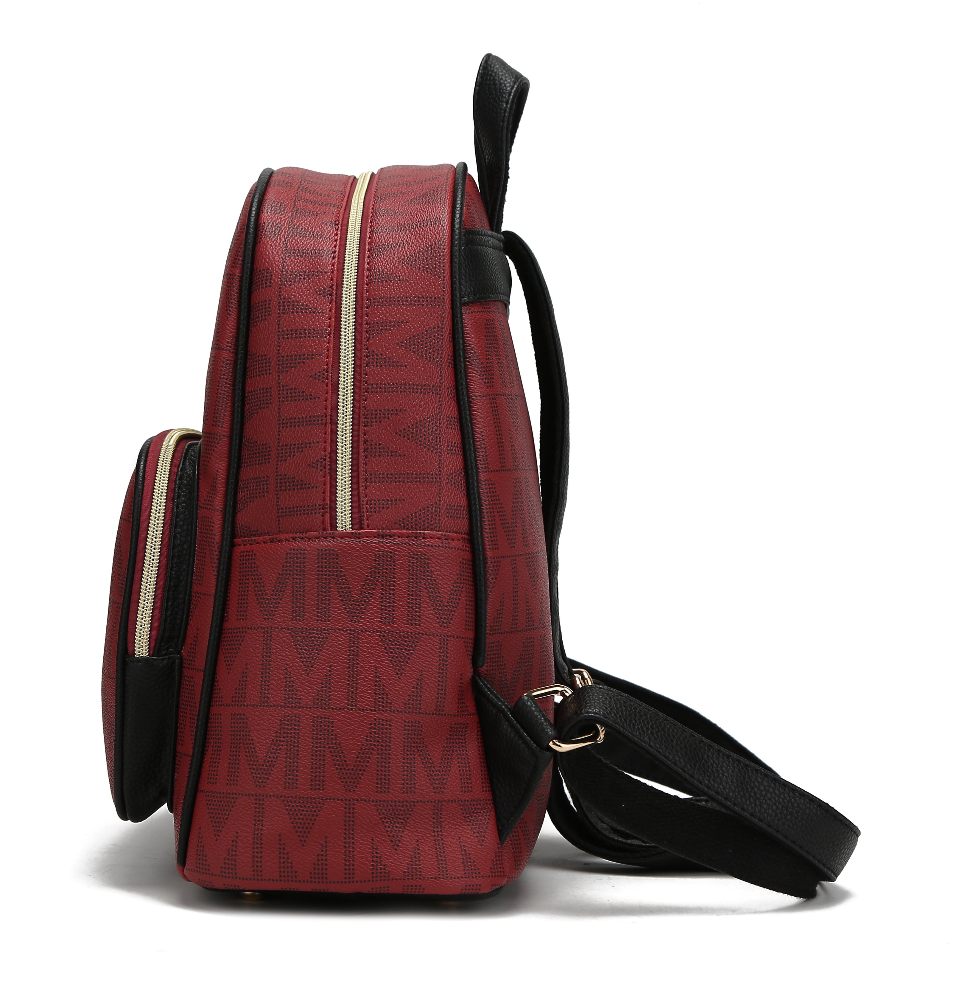  MKF Collection Fanny Signature Backpack - Burgundy - Bonton