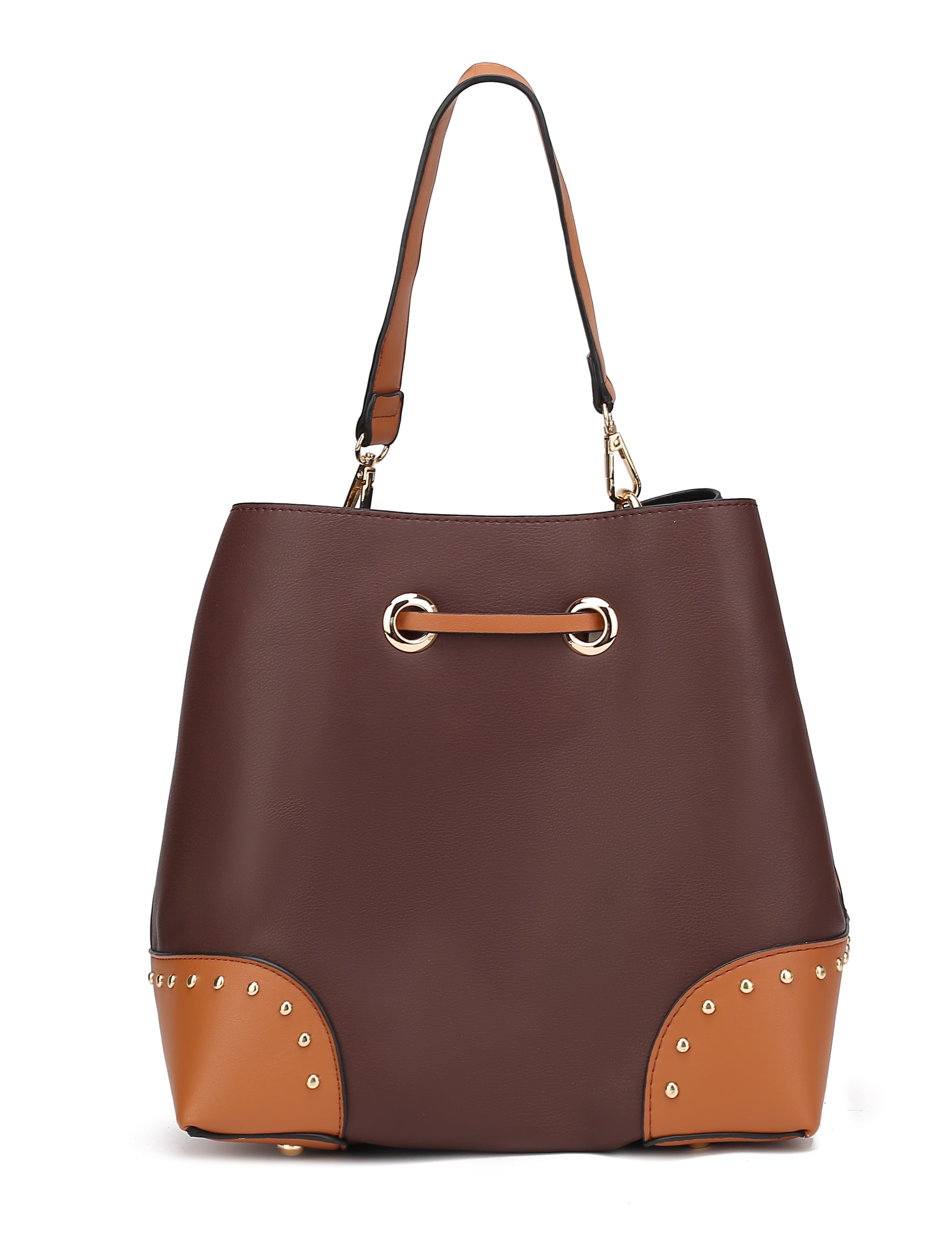  MKF Collection Bella Bucket Bag and Wallet Set - Beige - Bonton