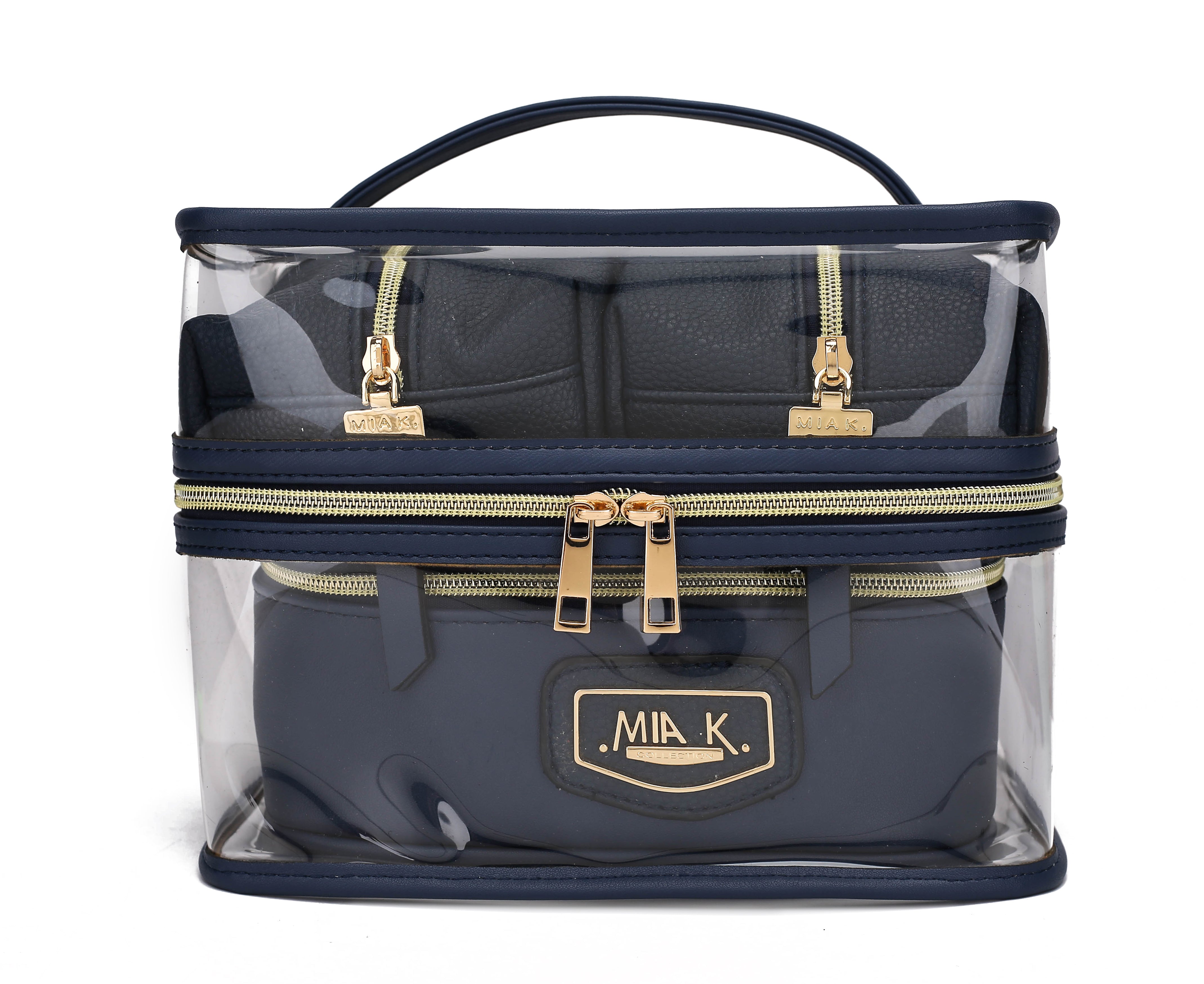  MKF Collection Emma Cosmetic Case and Set - Black - Bonton