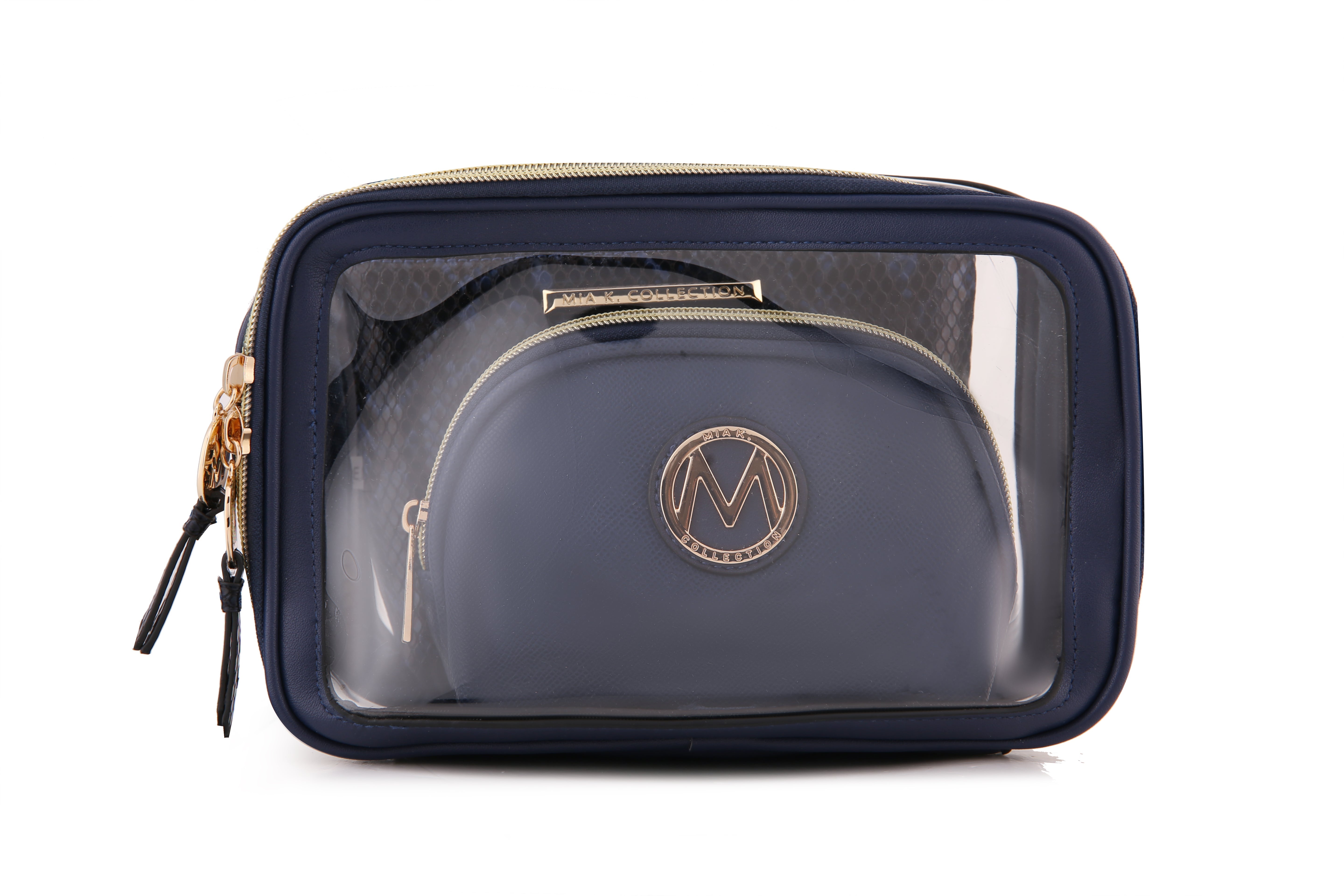  MKF Collection Laura Cosmetic Case and Set - Black - Bonton