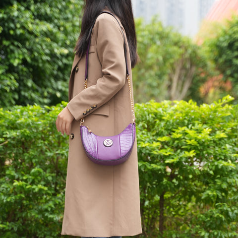 Amira Embossed Crossbody Bag