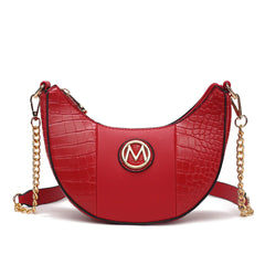 Amira Embossed Crossbody Bag