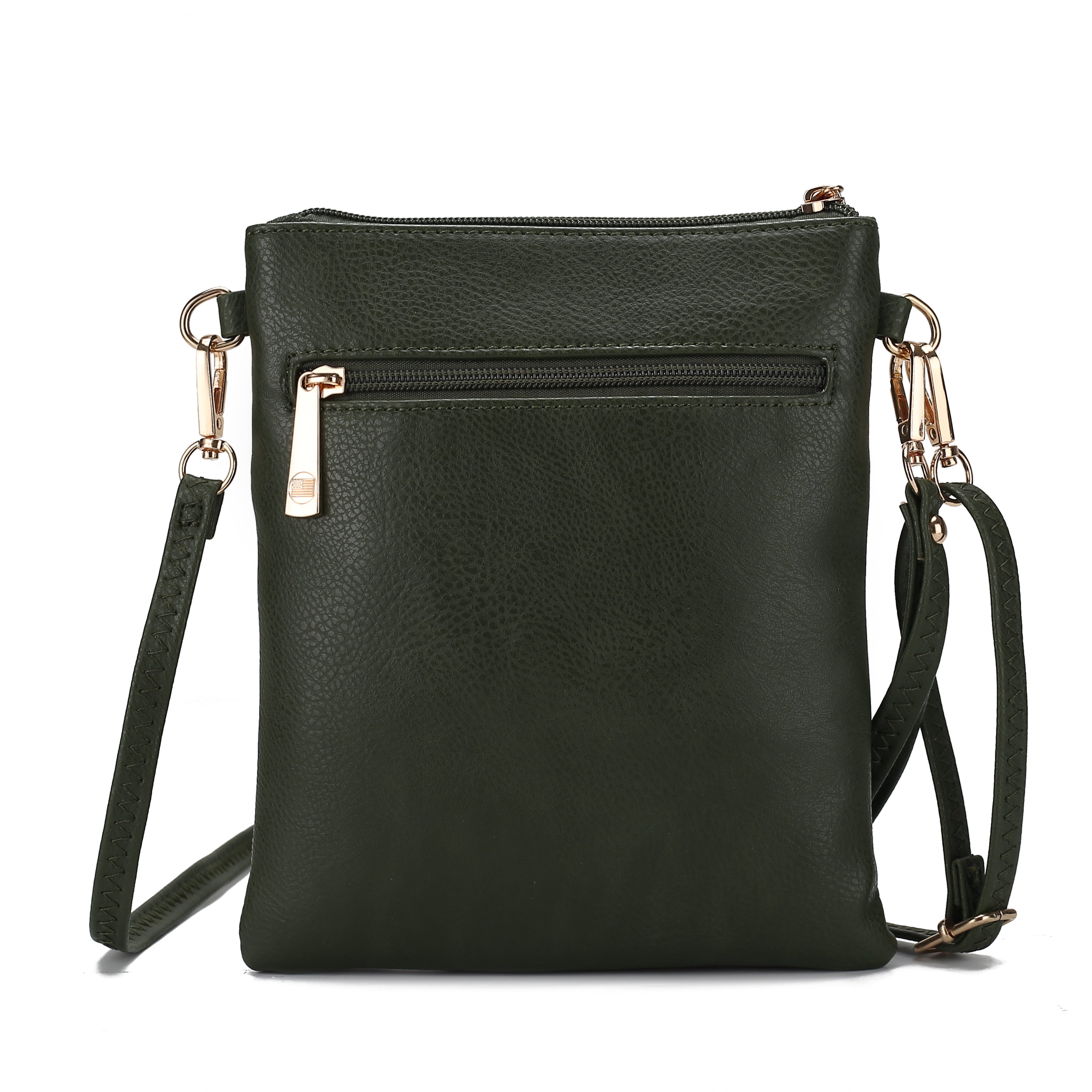  MKF Collection Genesis Printed Flag Crossbody Bag - Black - Bonton