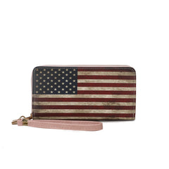 Uriel Printed Flag Wallet