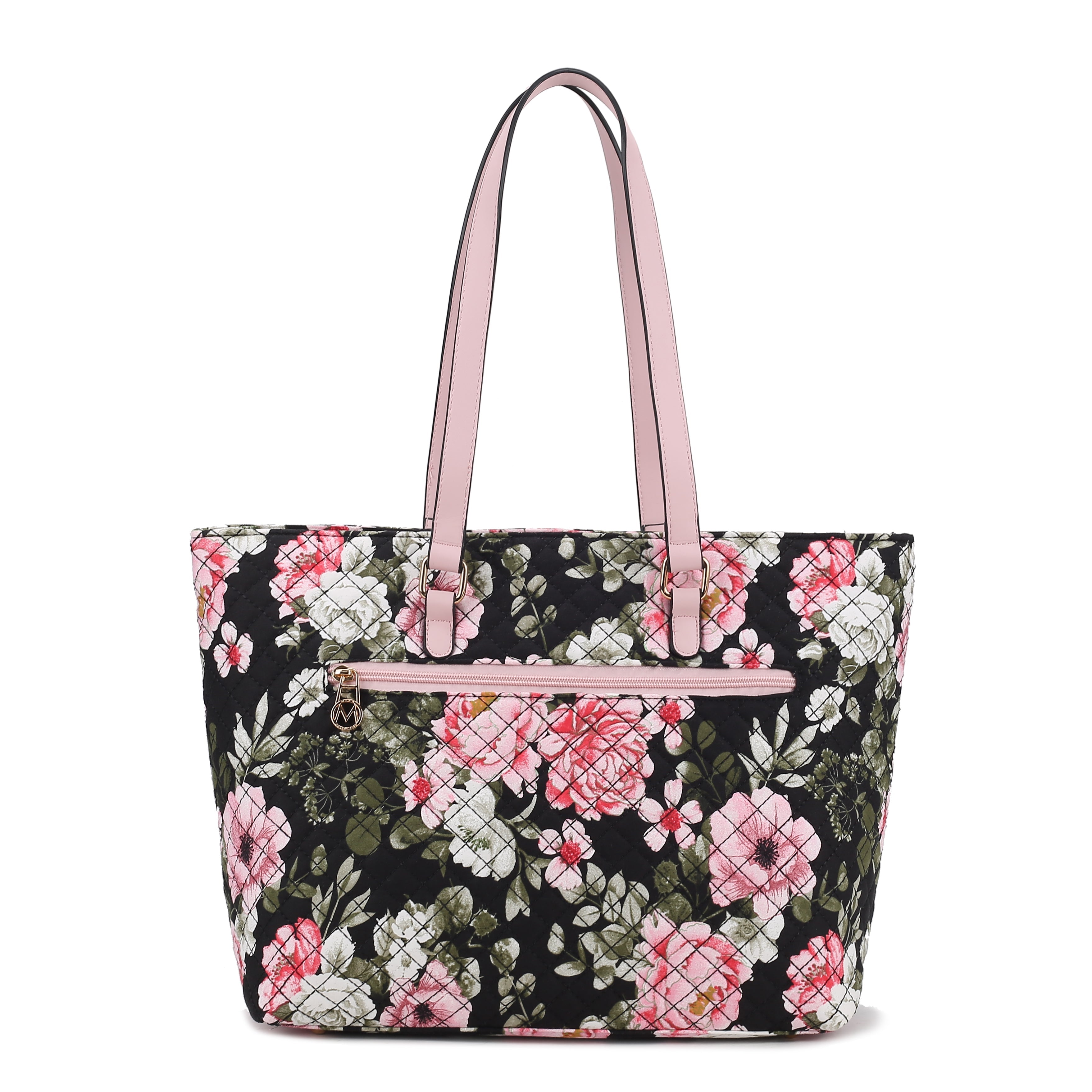  MKF Collection Hallie Tote Bag - Floral Navy - Bonton