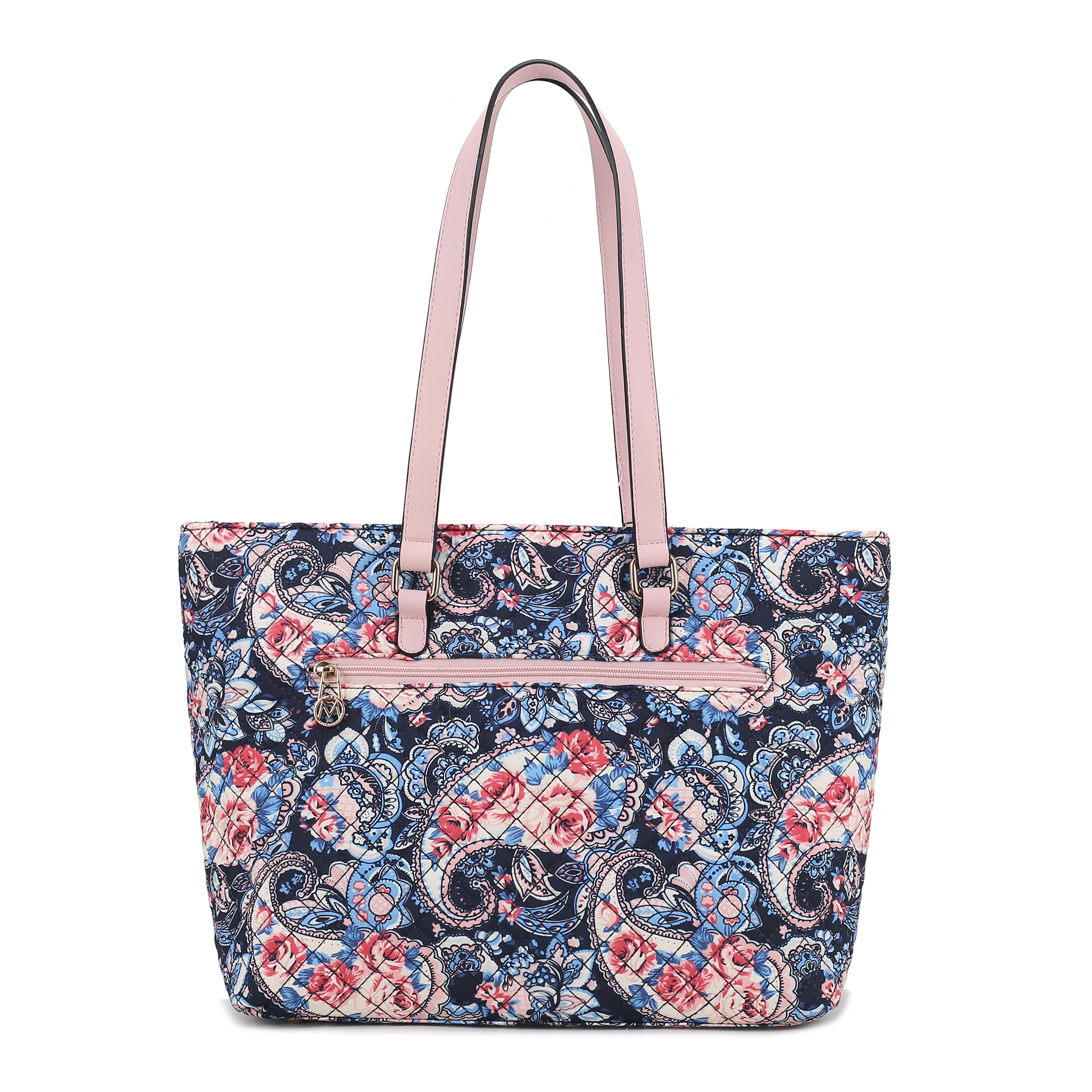  MKF Collection Hallie Tote Bag - Floral Navy - Bonton