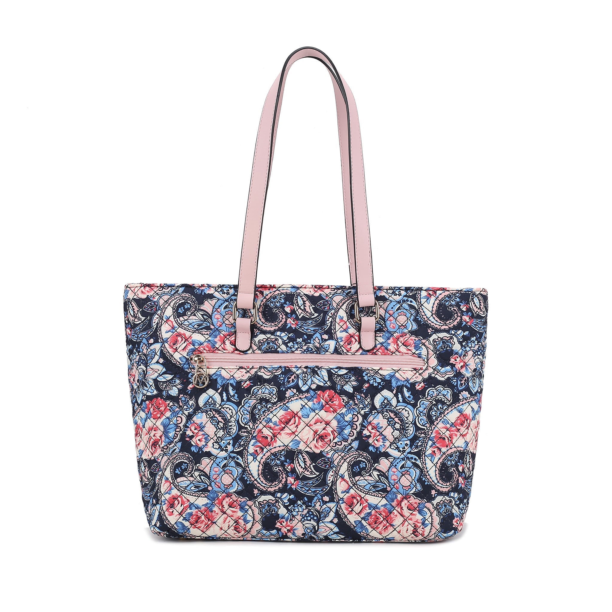  MKF Collection Hallie Tote Bag - Floral Navy - Bonton