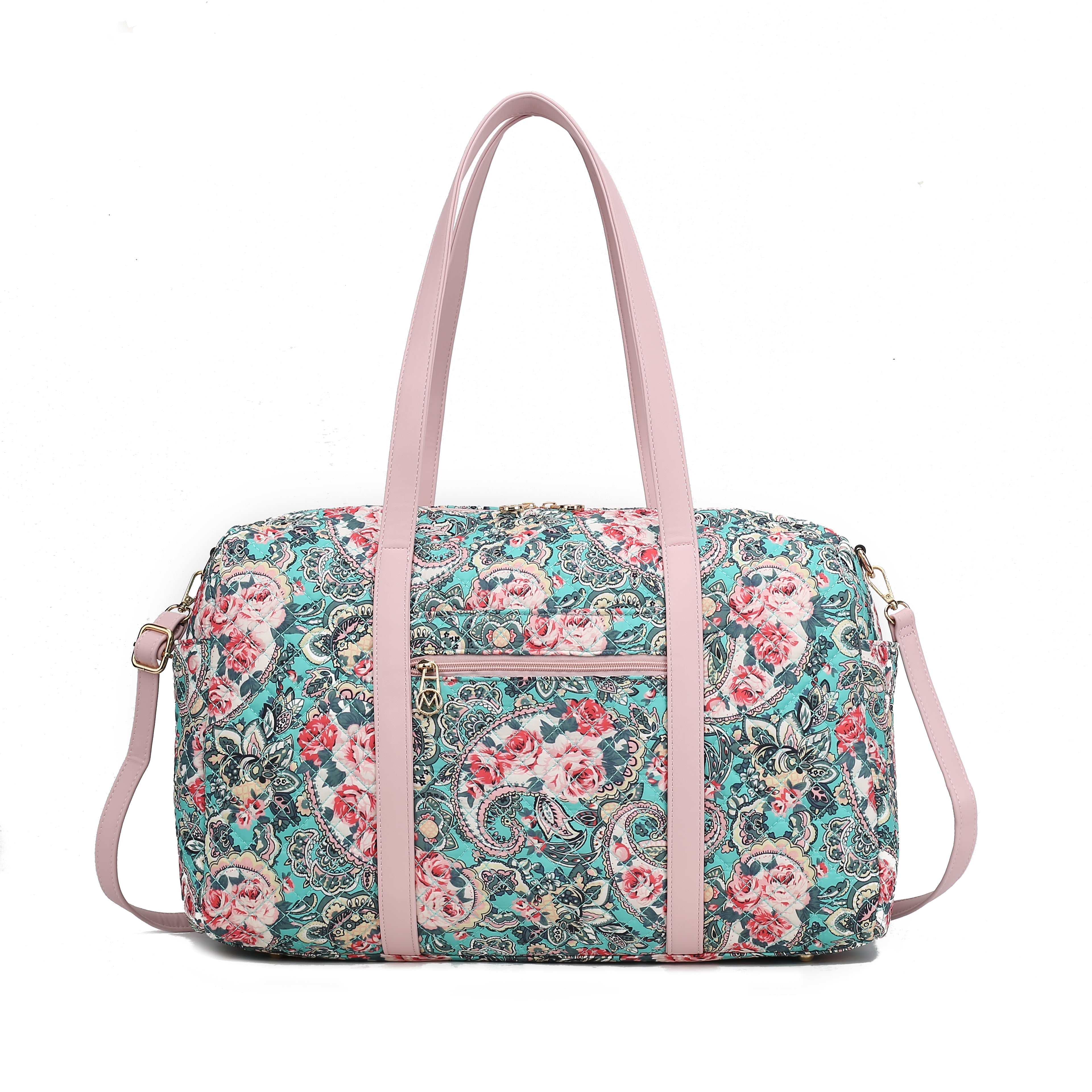  MKF Collection Khelani Weekender Bag - Floral Navy - Bonton