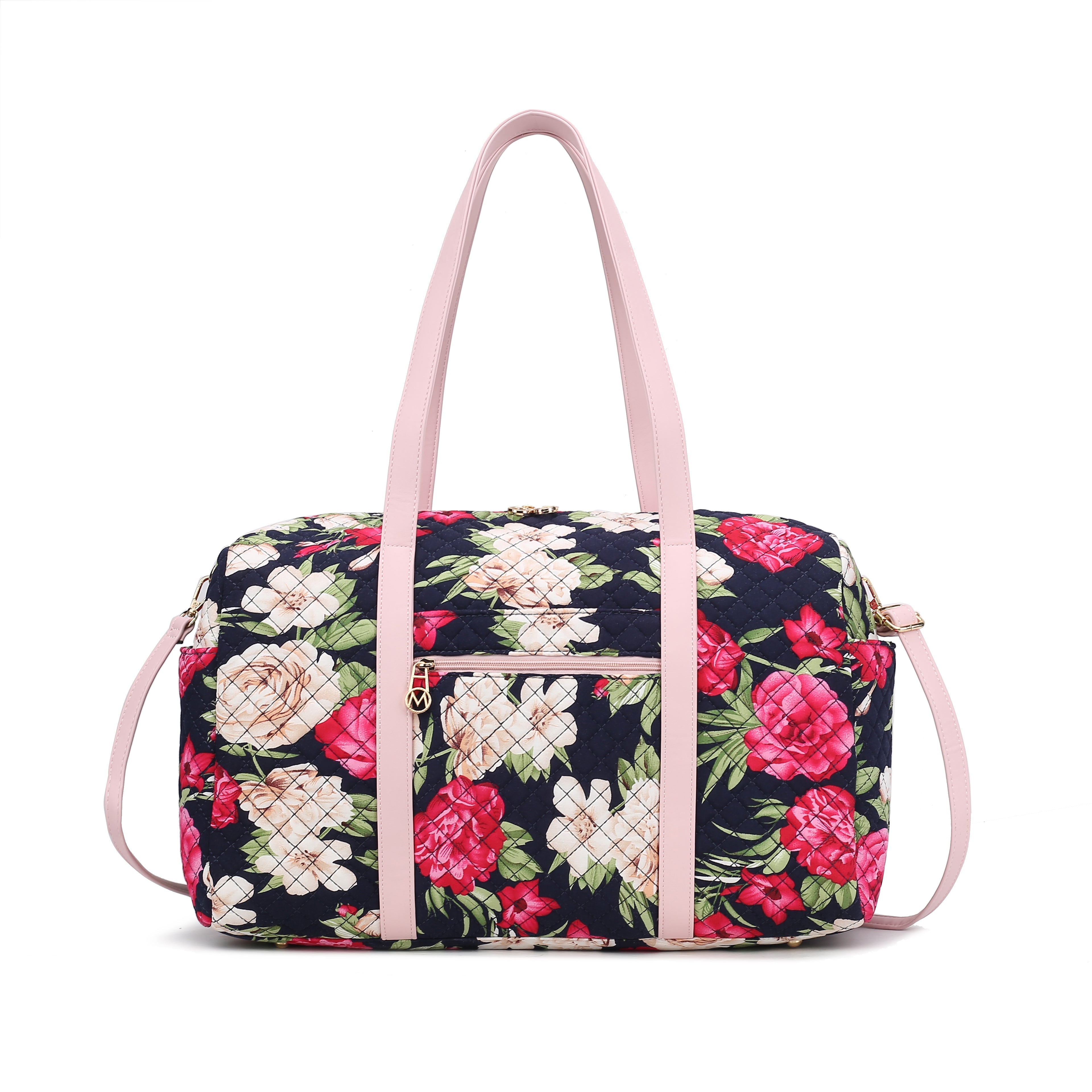  MKF Collection Khelani Weekender Bag - Floral Navy - Bonton