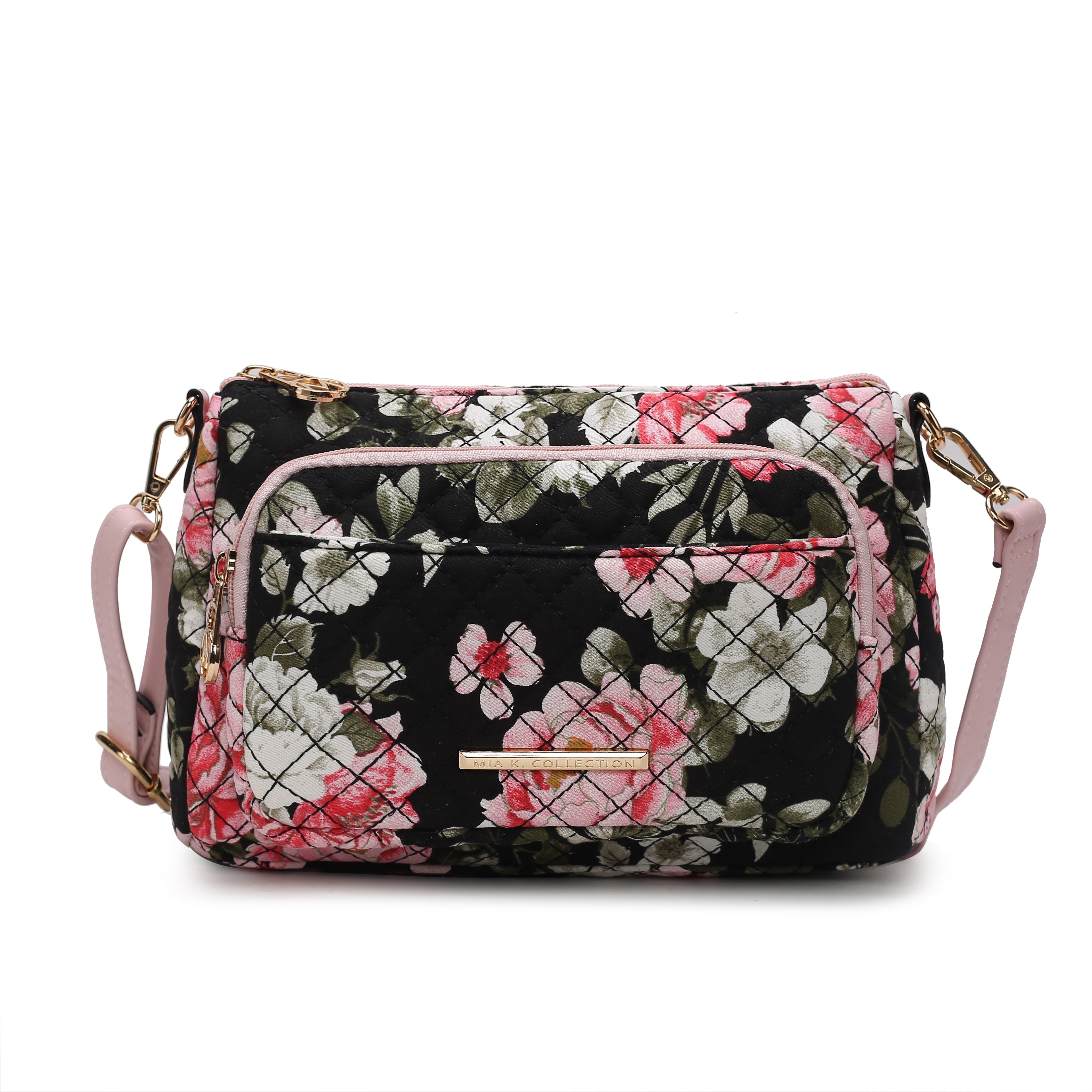  MKF Collection Rosalie Crossbody Bag - Floral Navy - Bonton