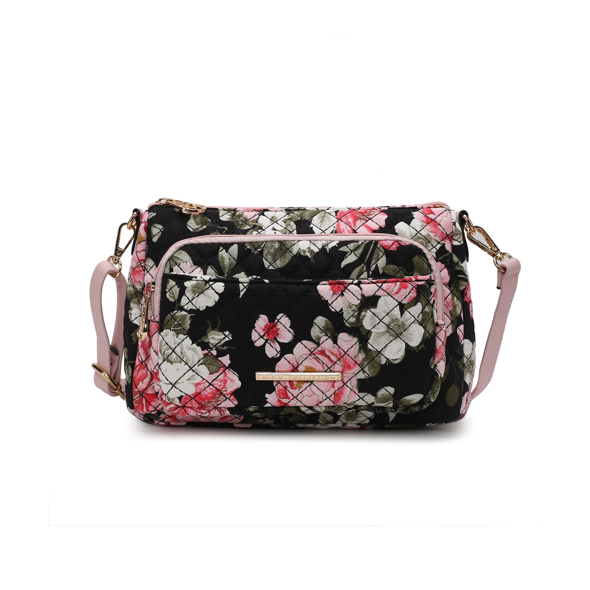  MKF Collection Rosalie Crossbody Bag - Floral Navy - Bonton