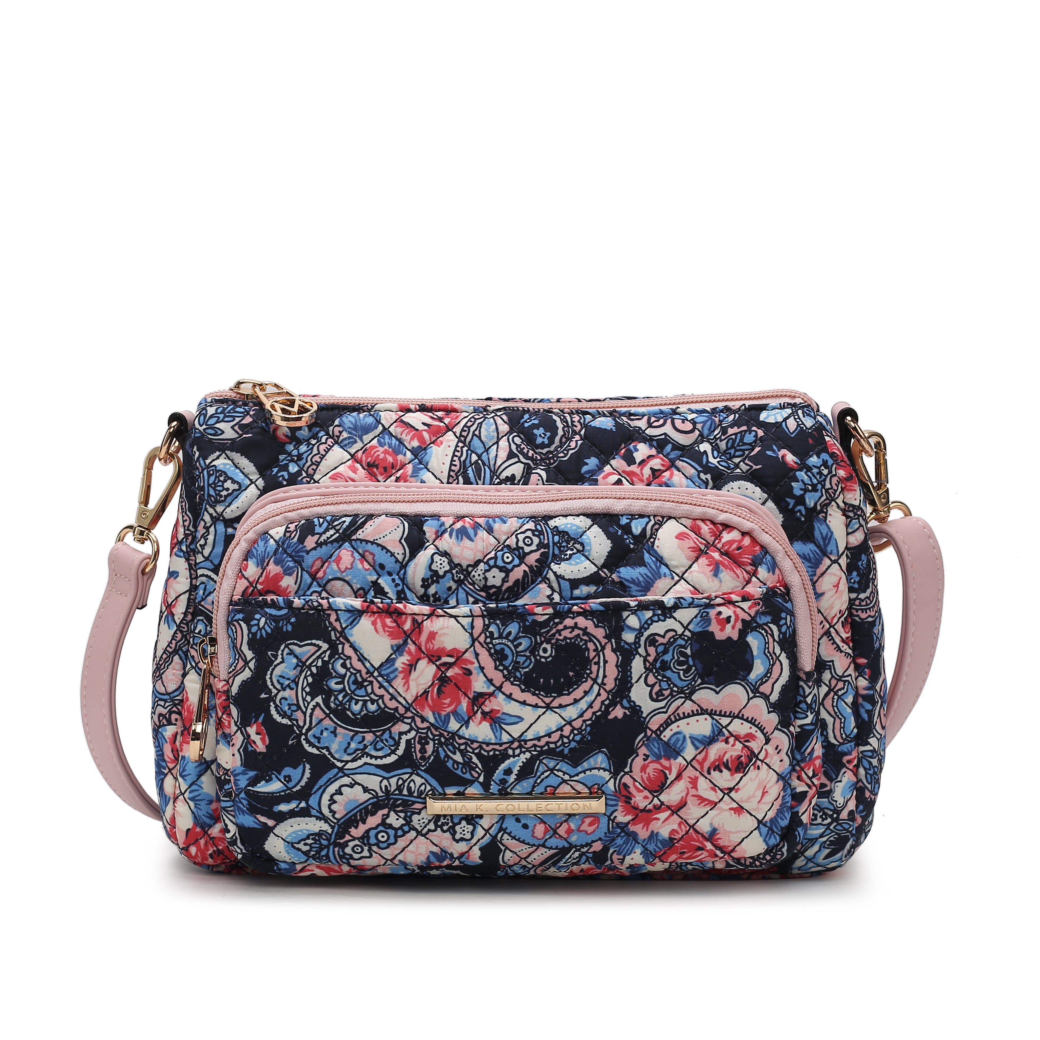  MKF Collection Rosalie Crossbody Bag - Floral Navy - Bonton