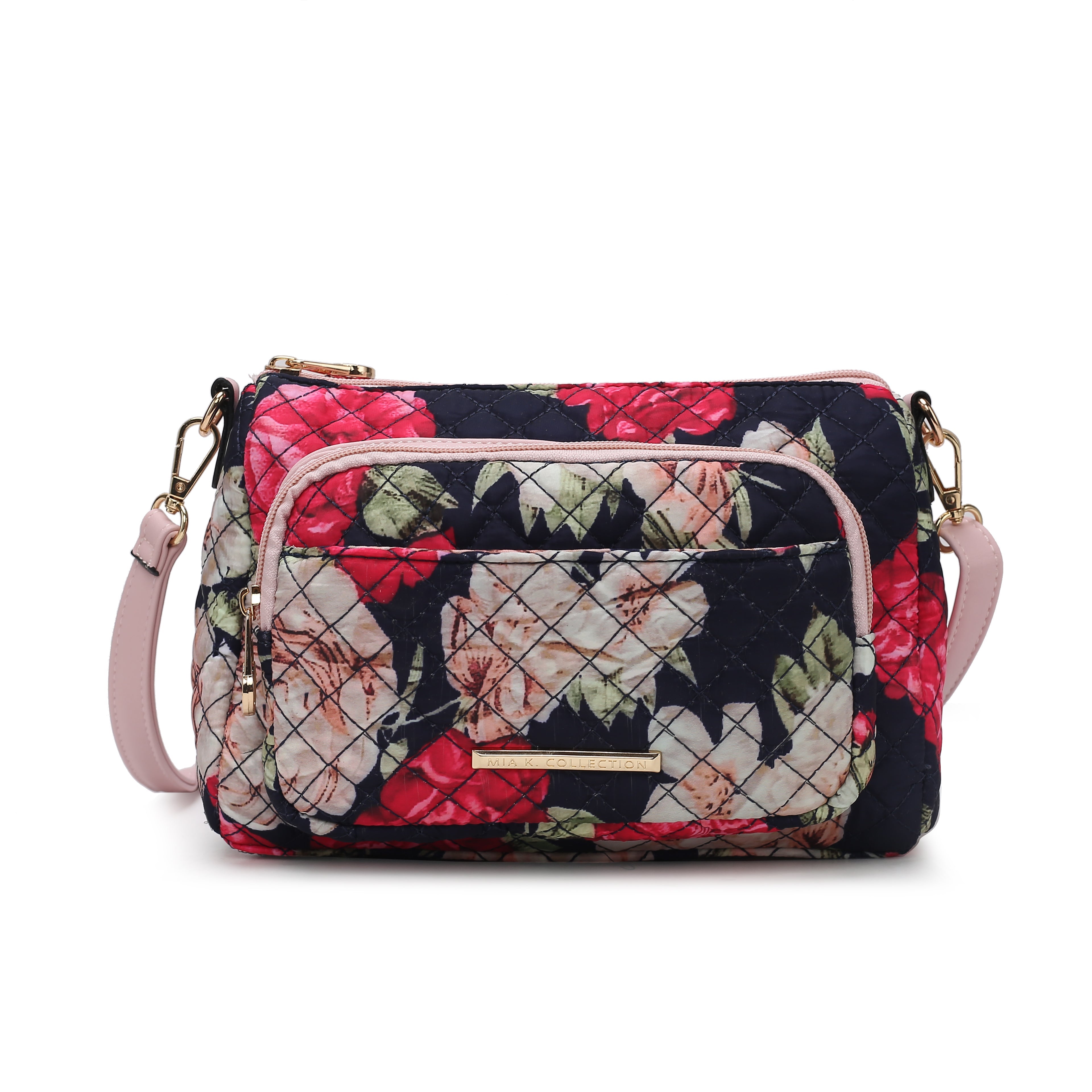  MKF Collection Rosalie Crossbody Bag - Floral Navy - Bonton