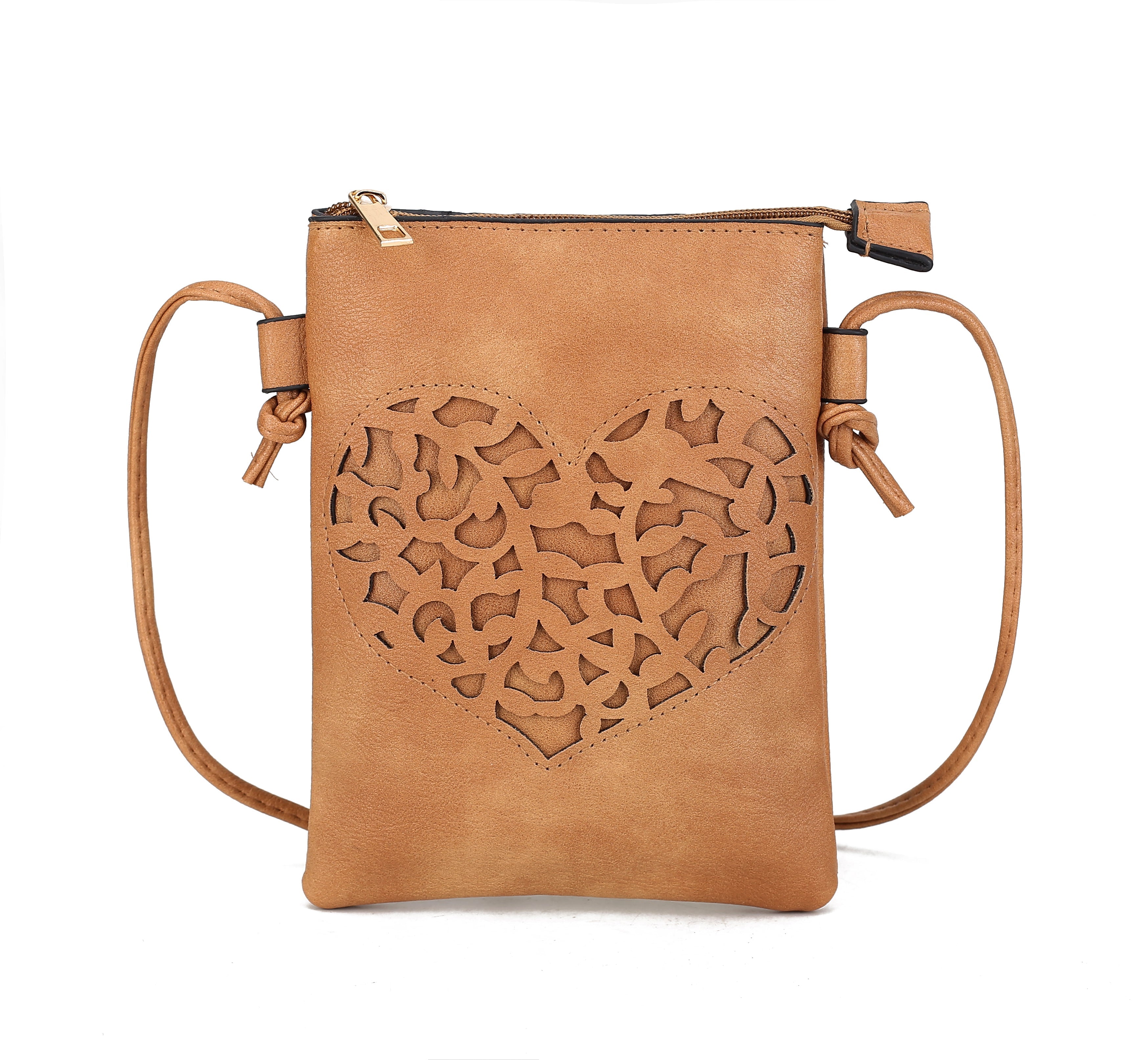  MKF Collection Heartly Crossbody Bag - Beige - Bonton