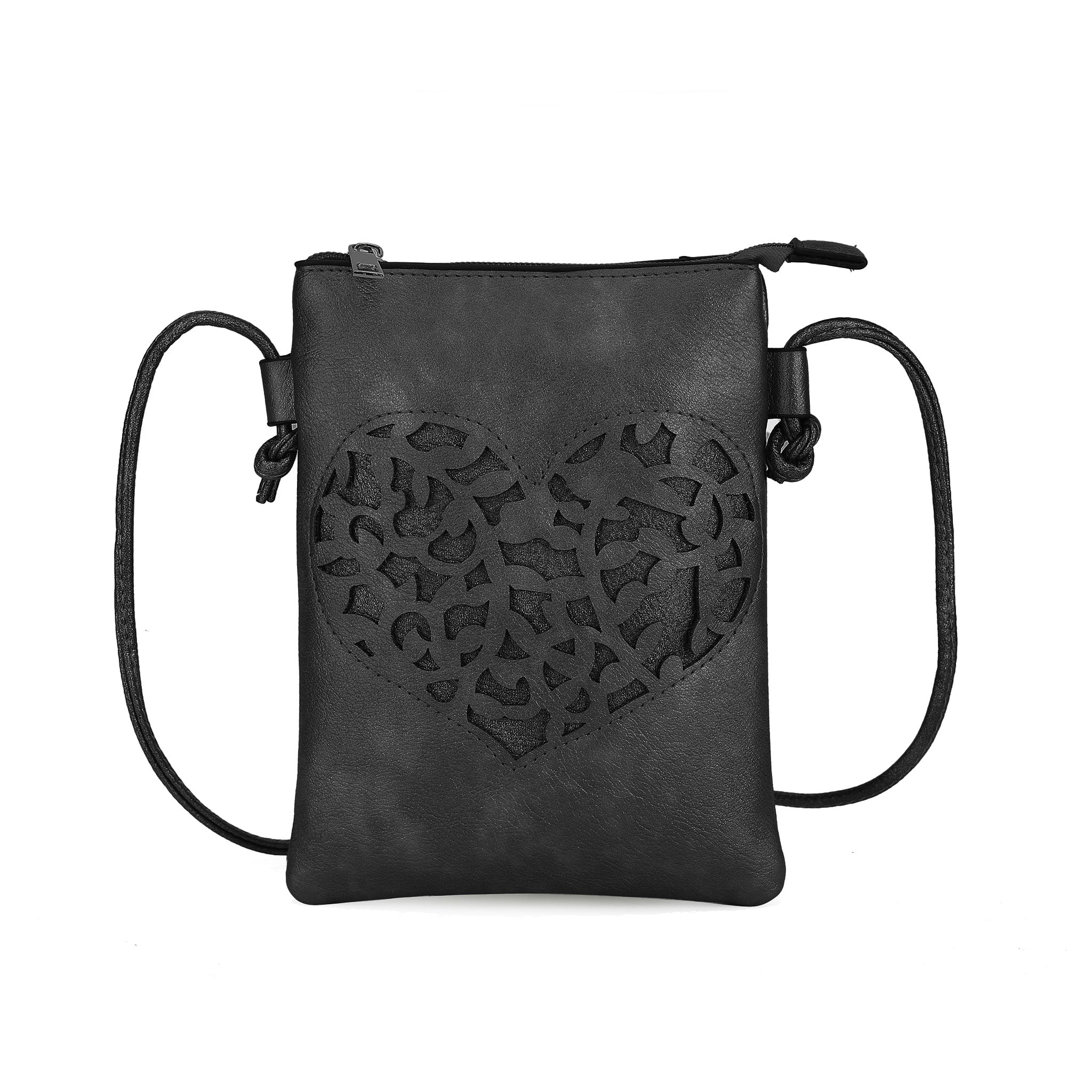  MKF Collection Heartly Crossbody Bag - Gray - Bonton