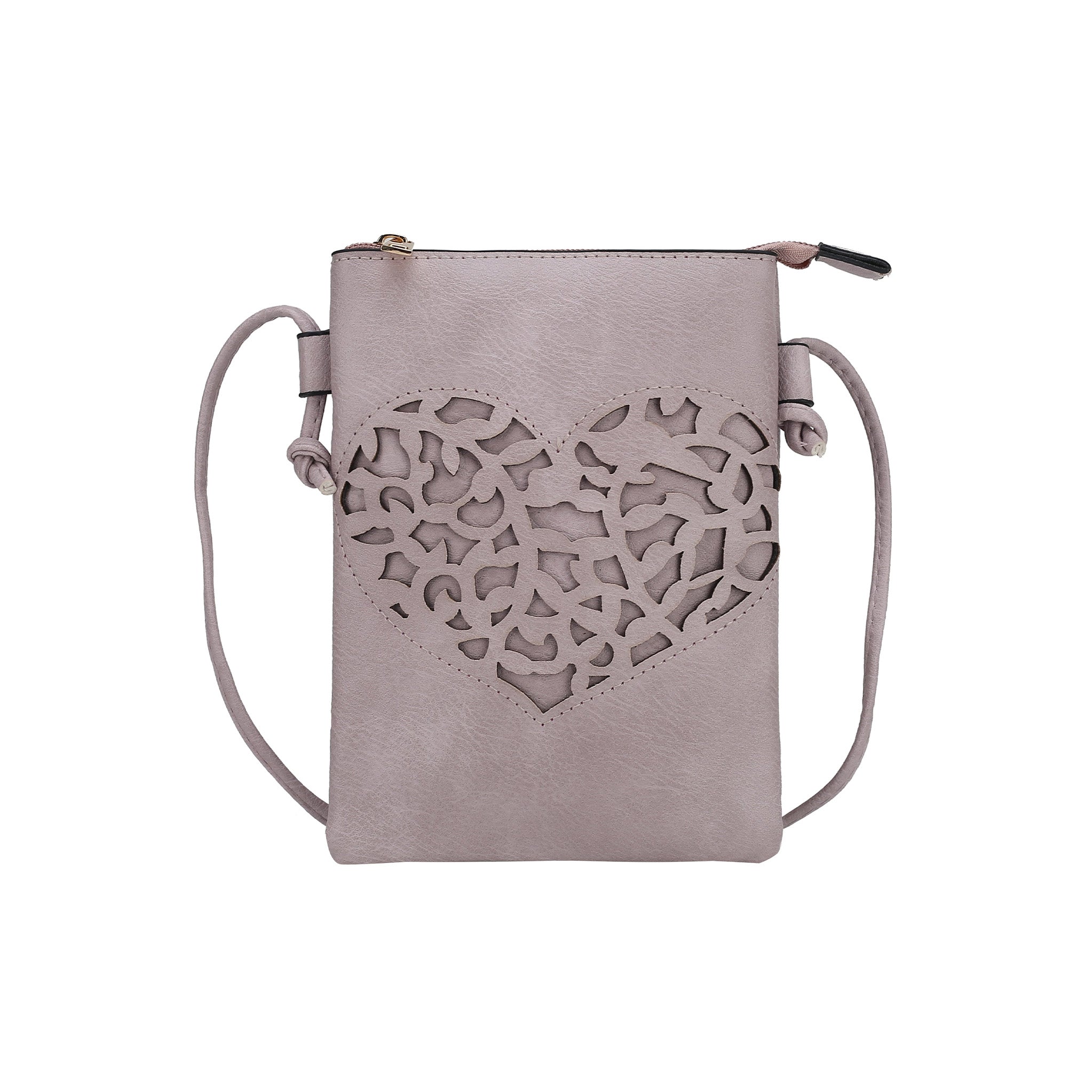  MKF Collection Heartly Crossbody Bag - Beige - Bonton