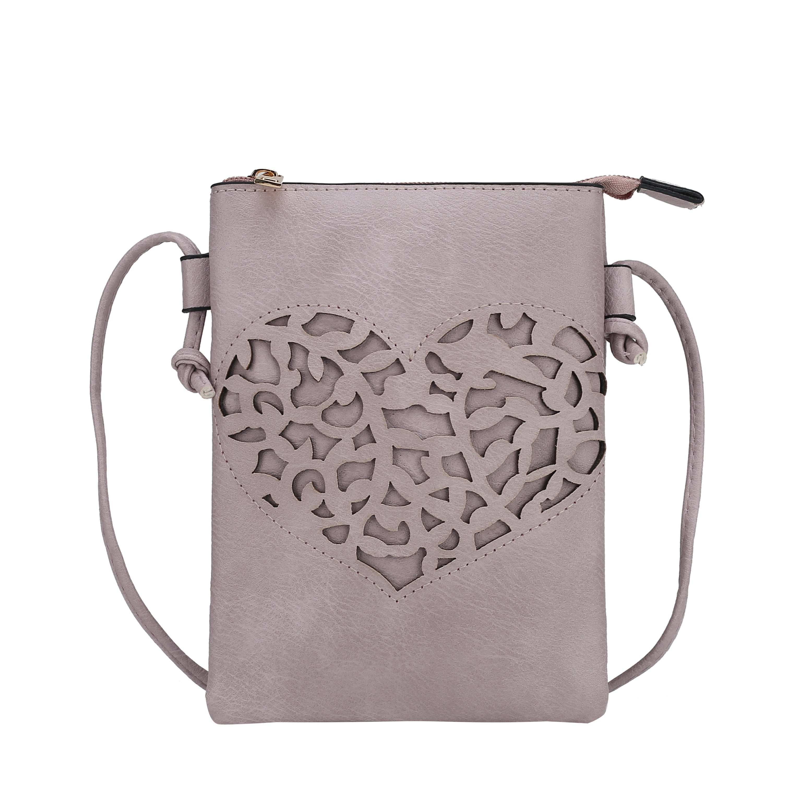  MKF Collection Heartly Crossbody Bag - Gray - Bonton