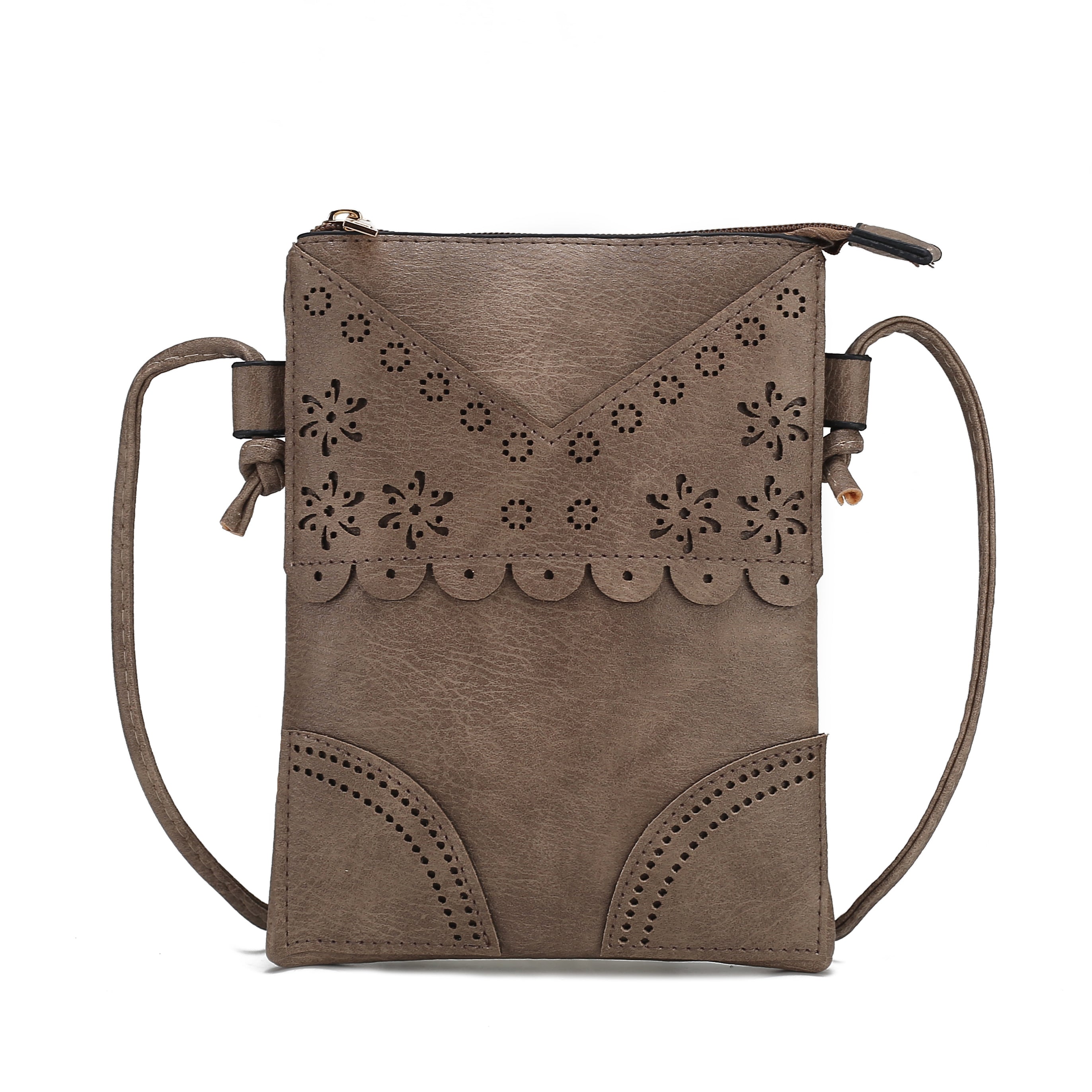  MKF Collection Amentia Crossbody Bag - Taupe - Bonton