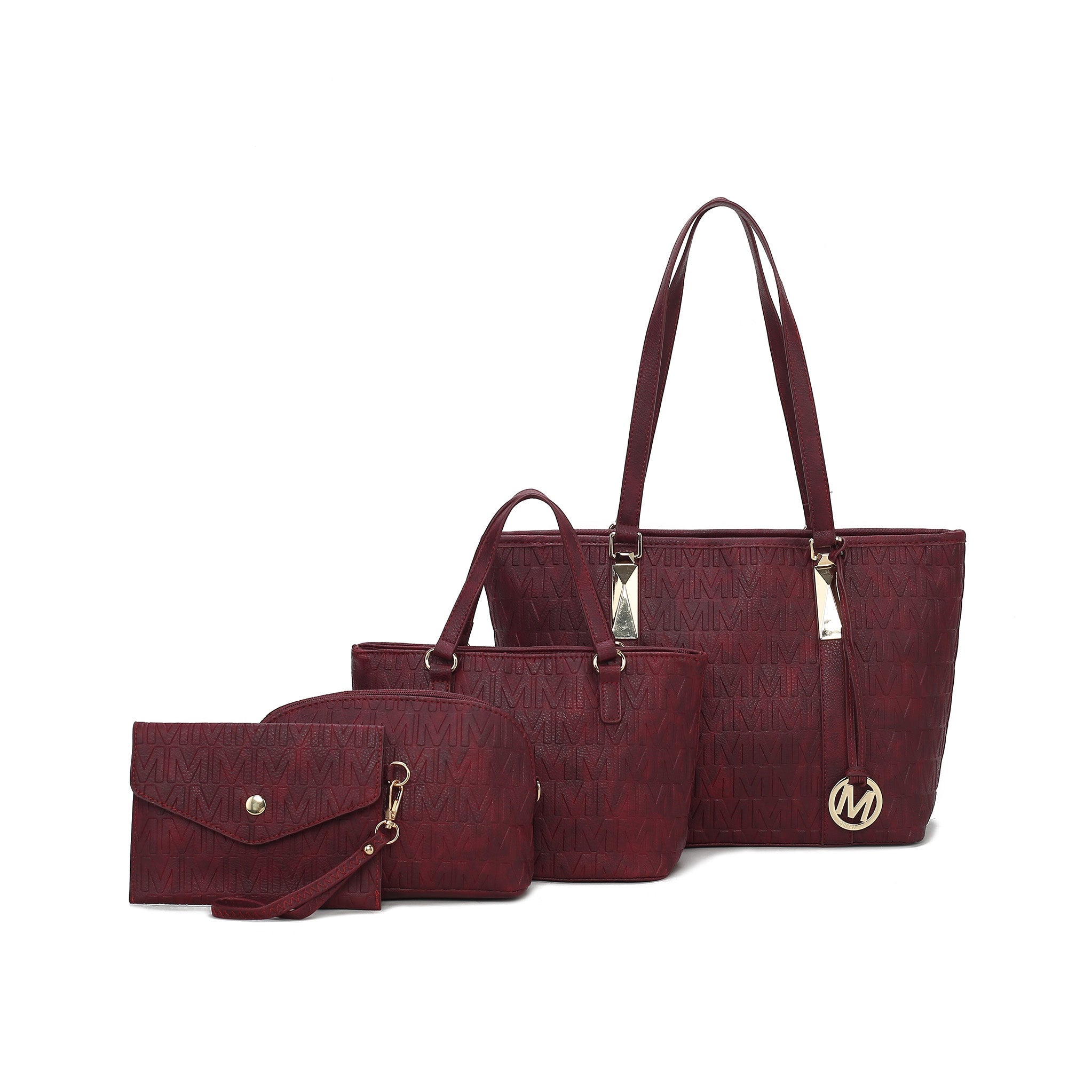  MKF Collection Arya Signature Tote and Set - Beige - Bonton