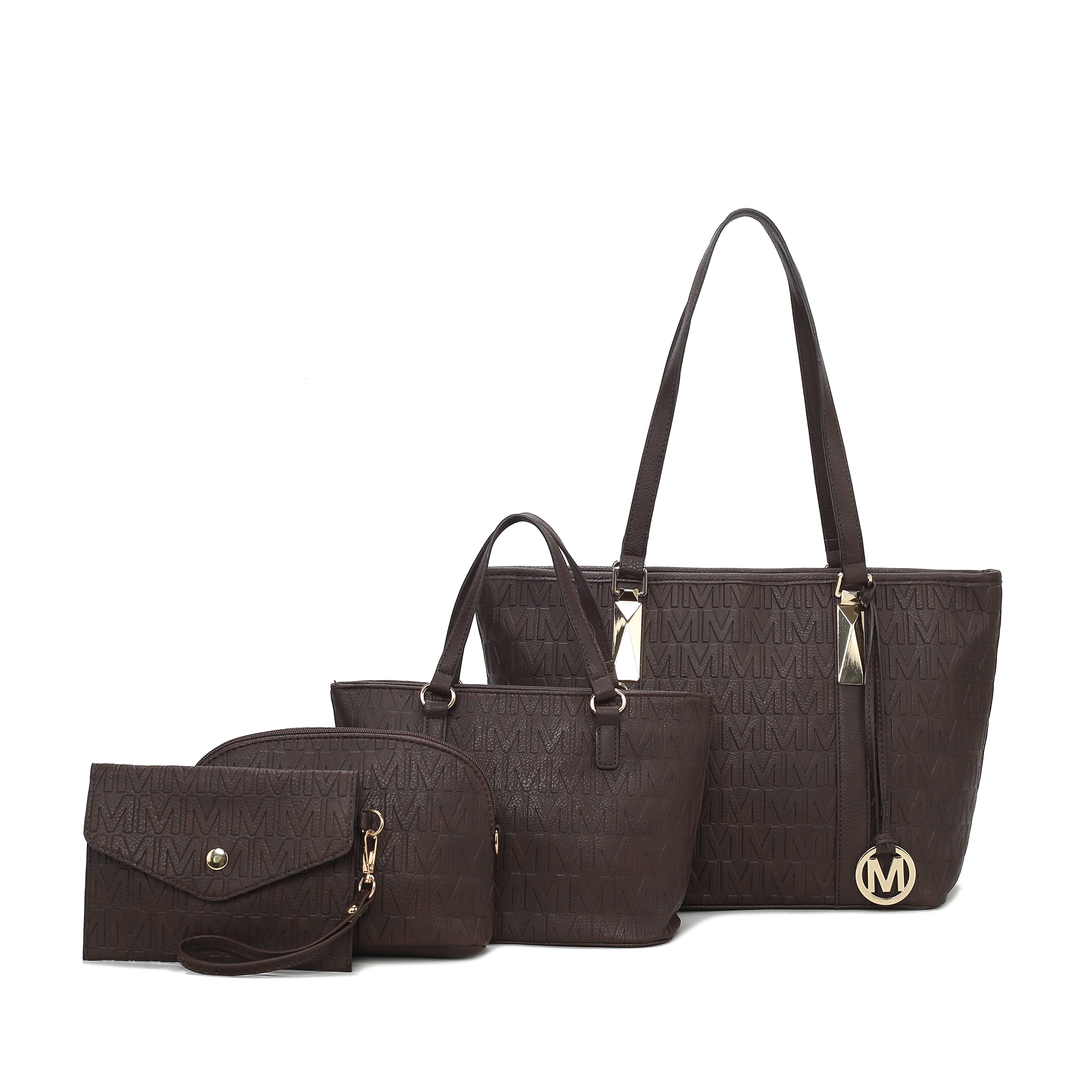  MKF Collection Arya Signature Tote and Set - Beige - Bonton