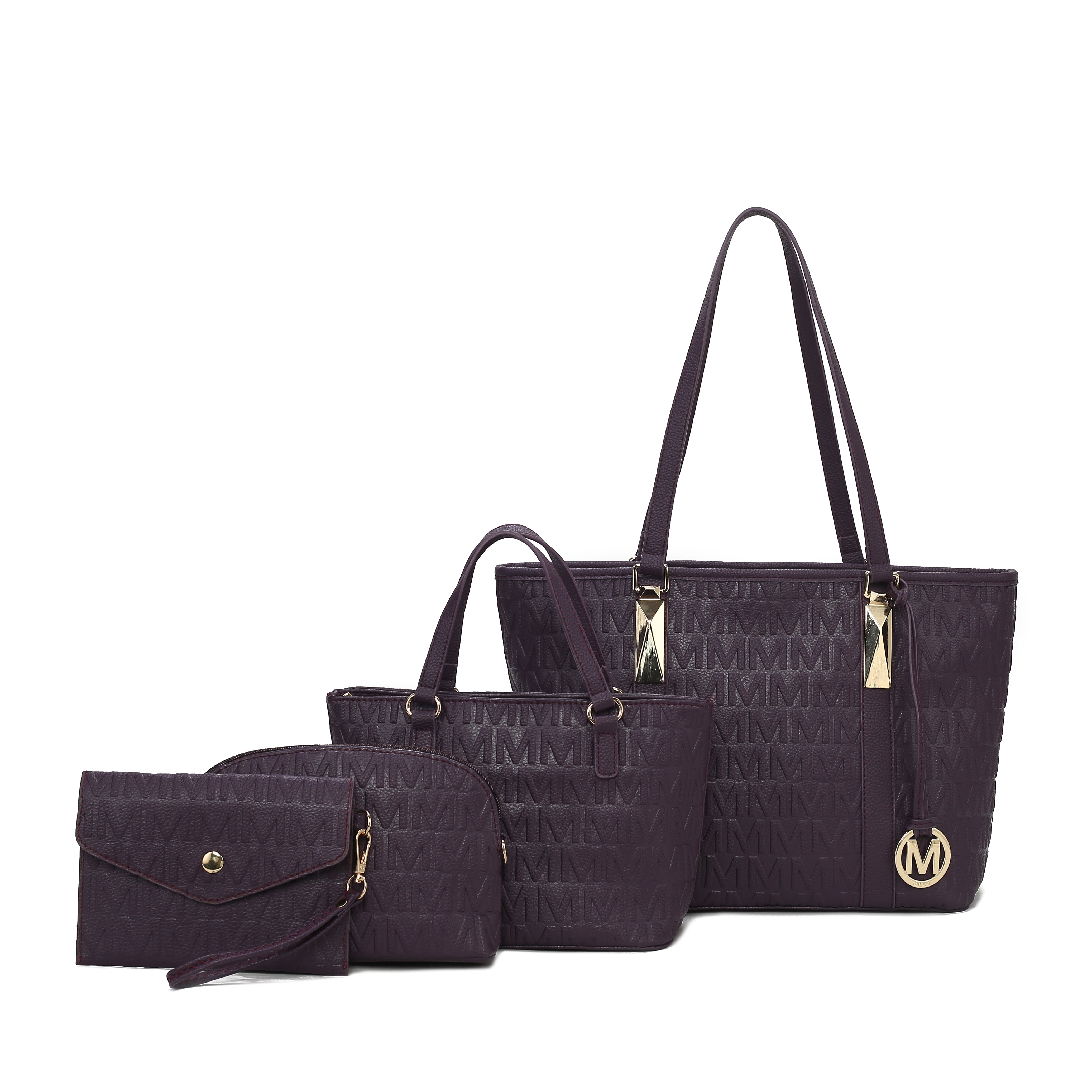  MKF Collection Arya Signature Tote and Set - Beige - Bonton