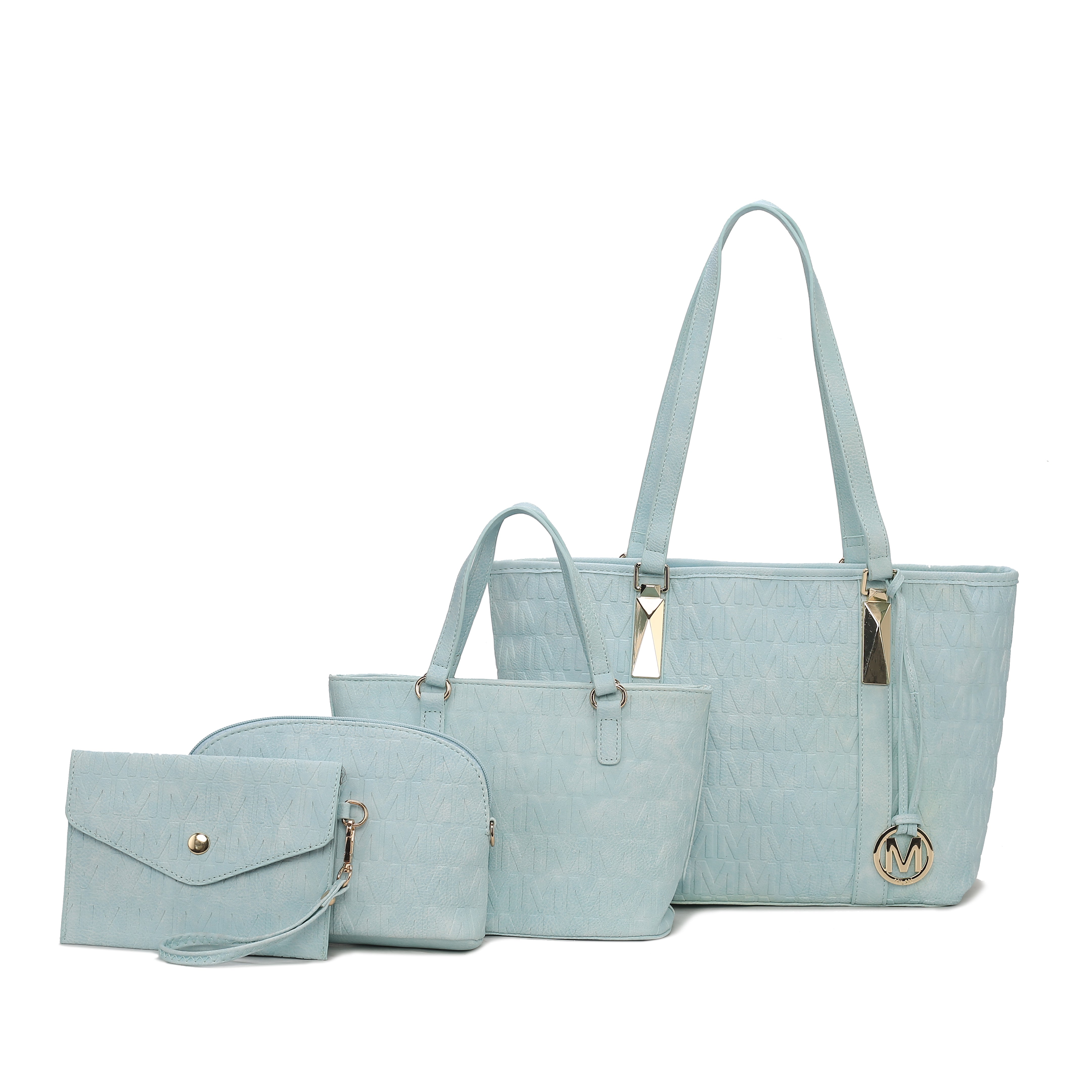  MKF Collection Arya Signature Tote and Set - Beige - Bonton