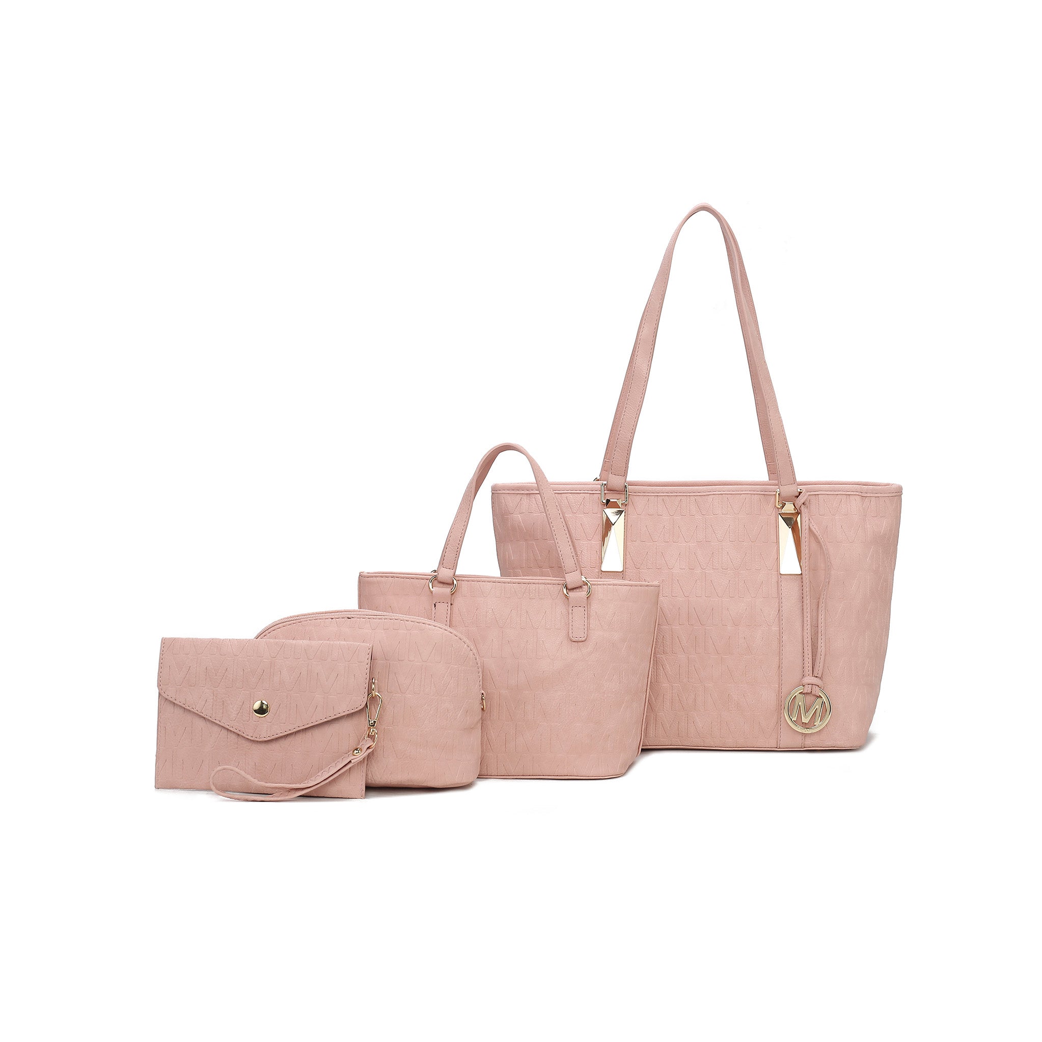  MKF Collection Arya Signature Tote and Set - Beige - Bonton