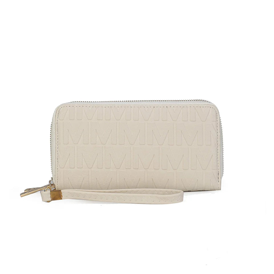  MKF Collection Aurora Signature Wallet - Beige - Bonton