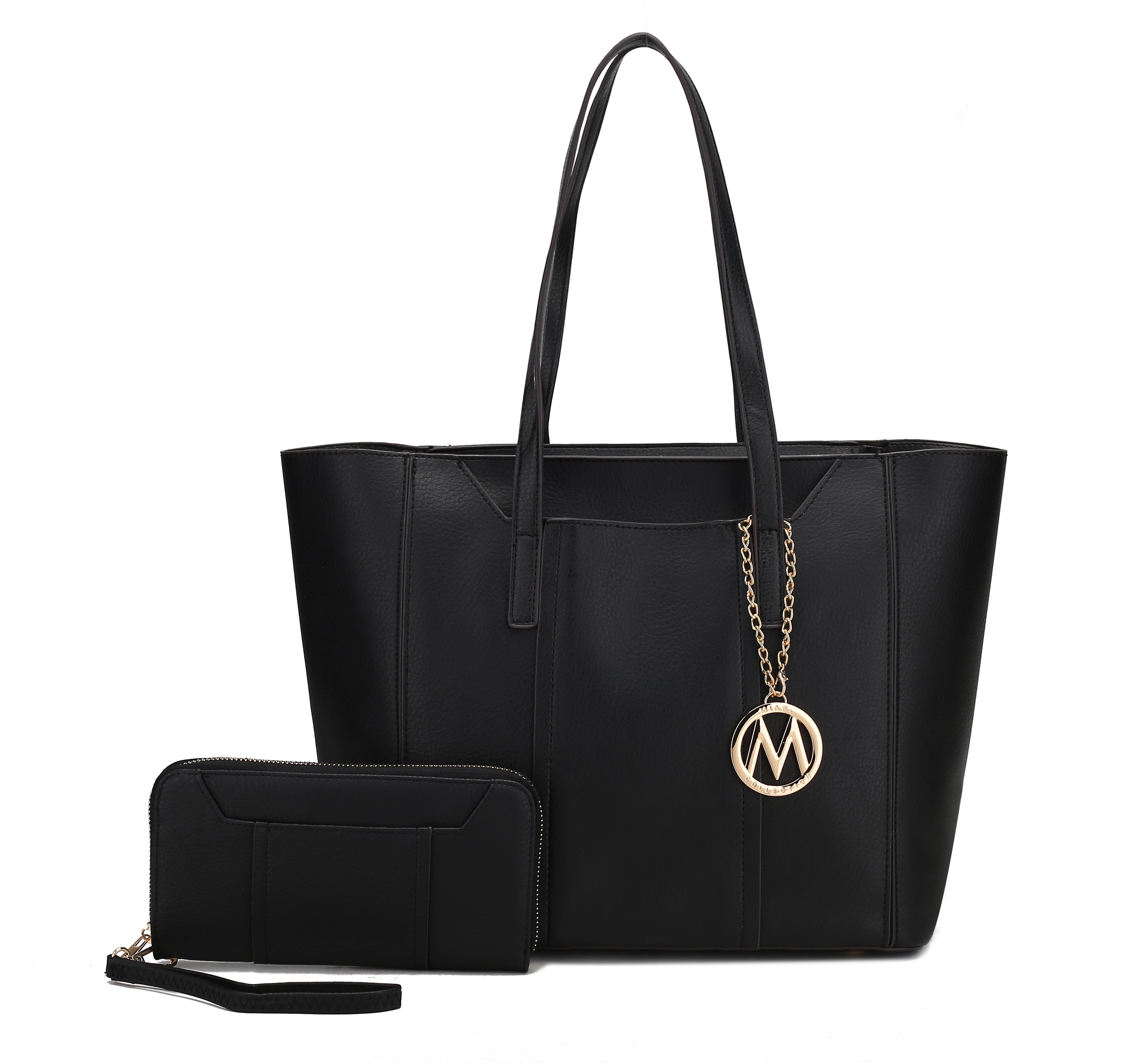  MKF Collection Dinah Tote Bag and Set - Black - Bonton