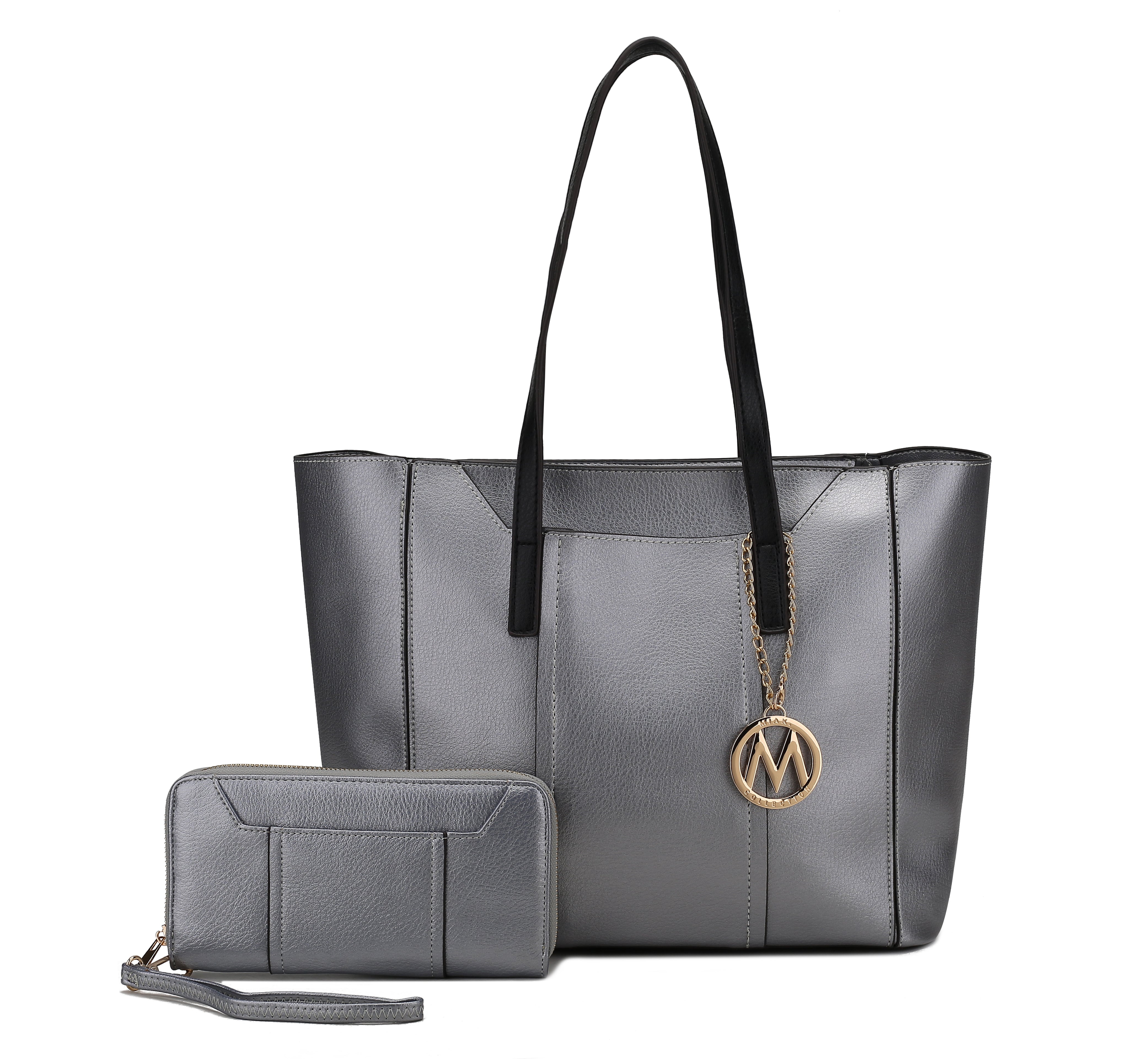  MKF Collection Dinah Tote Bag and Set - Black - Bonton