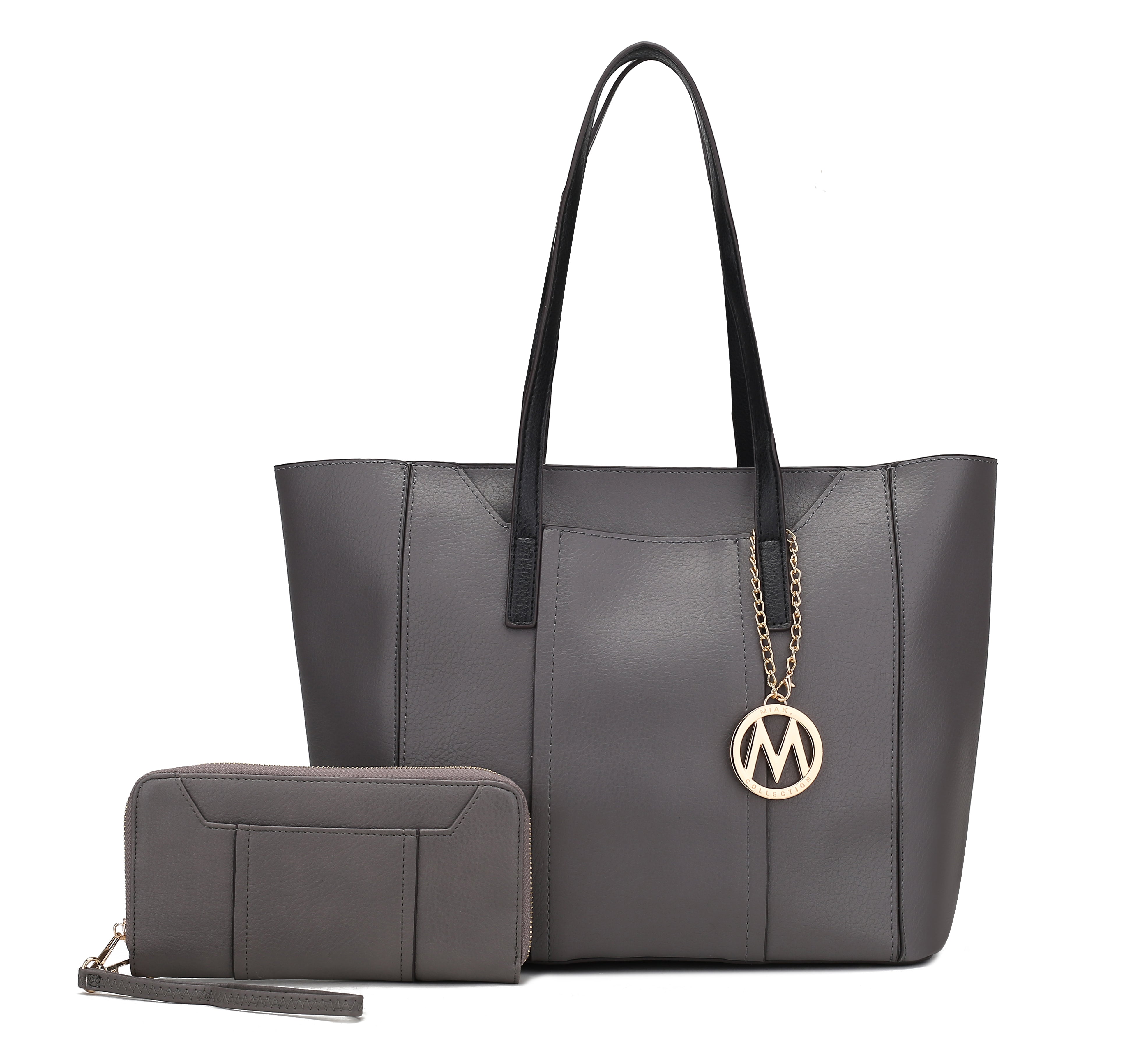  MKF Collection Dinah Tote Bag and Set - Black - Bonton