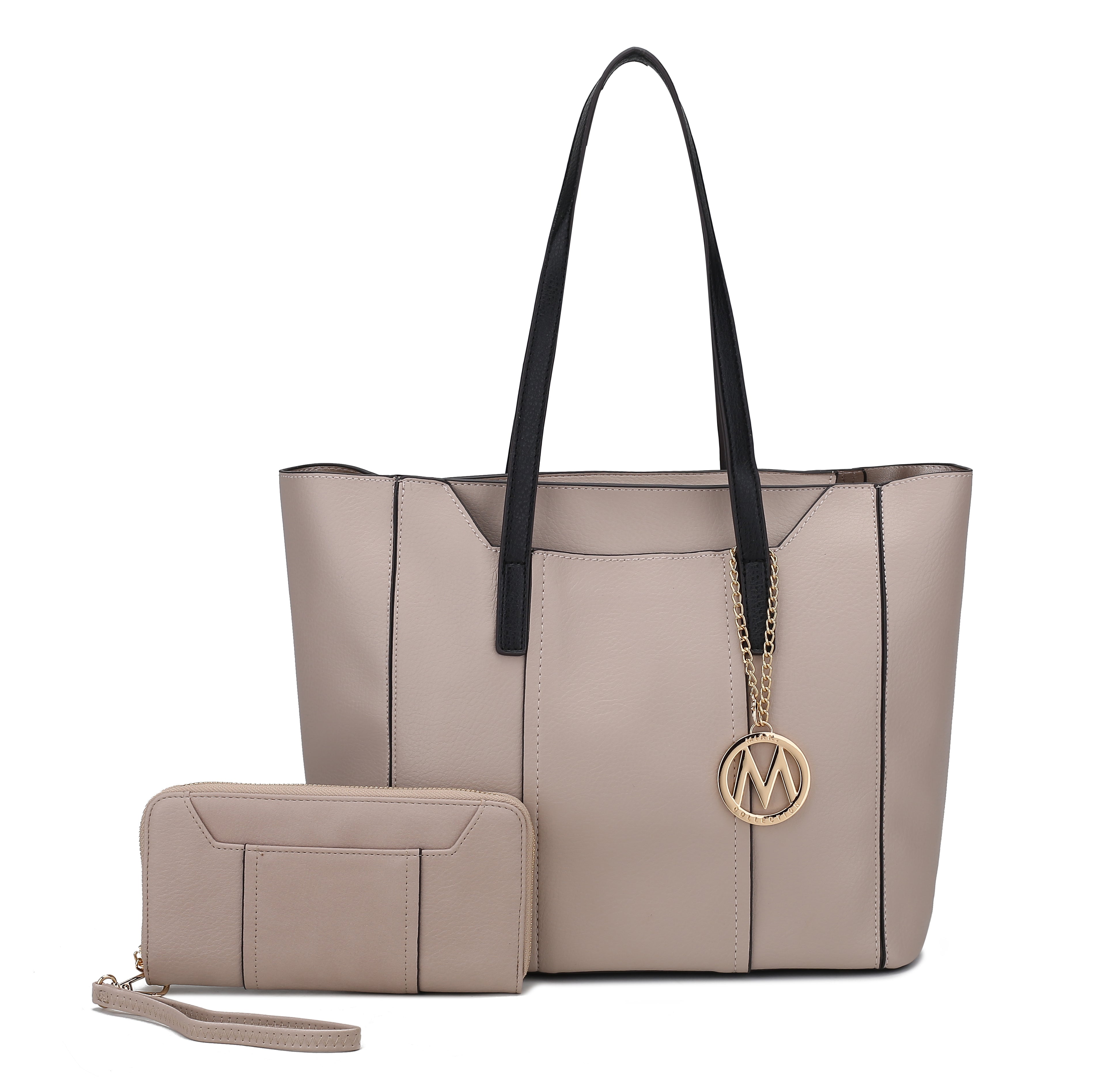  MKF Collection Dinah Tote Bag and Set - Black - Bonton