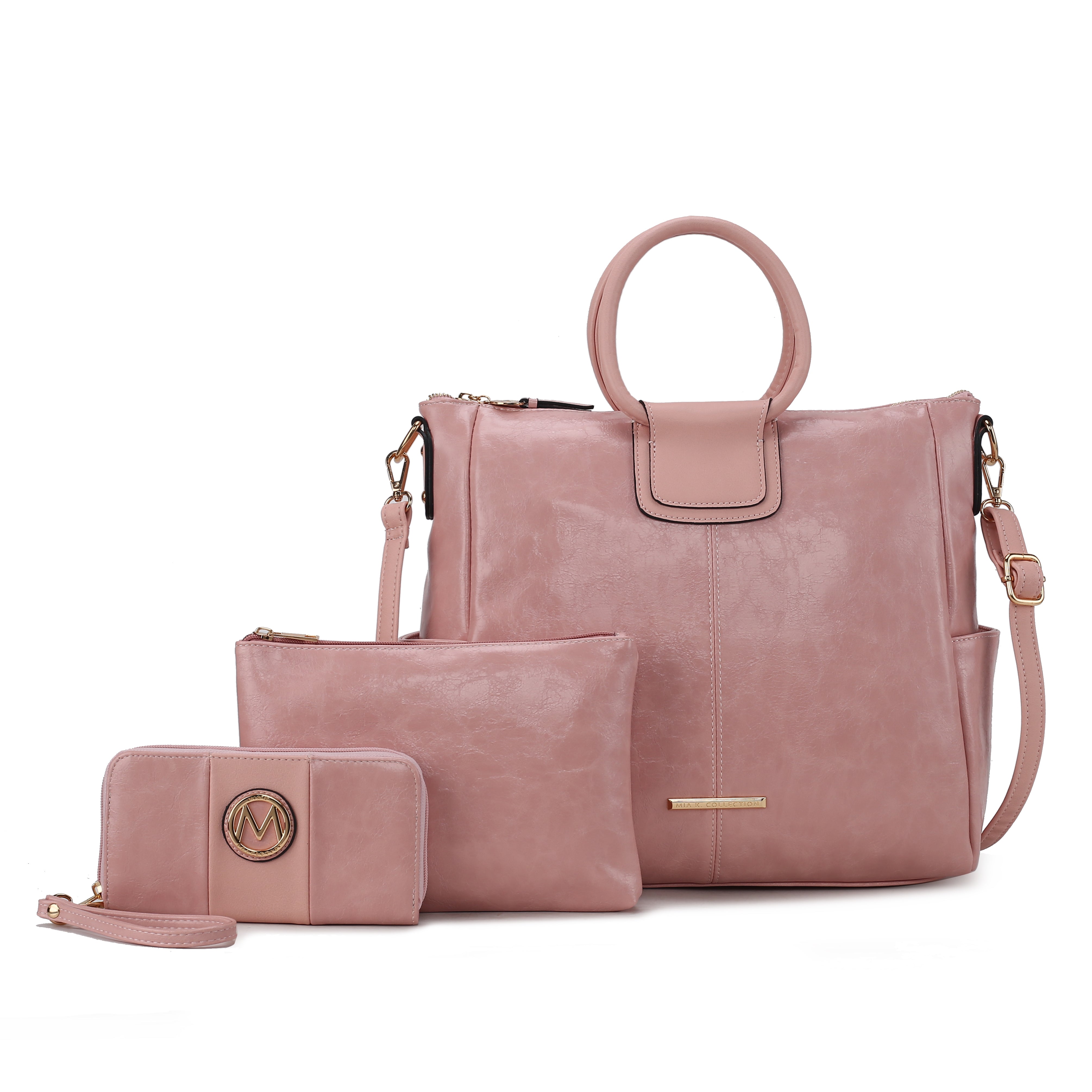  MKF Collection Zori Tote and Set - Pink - Bonton