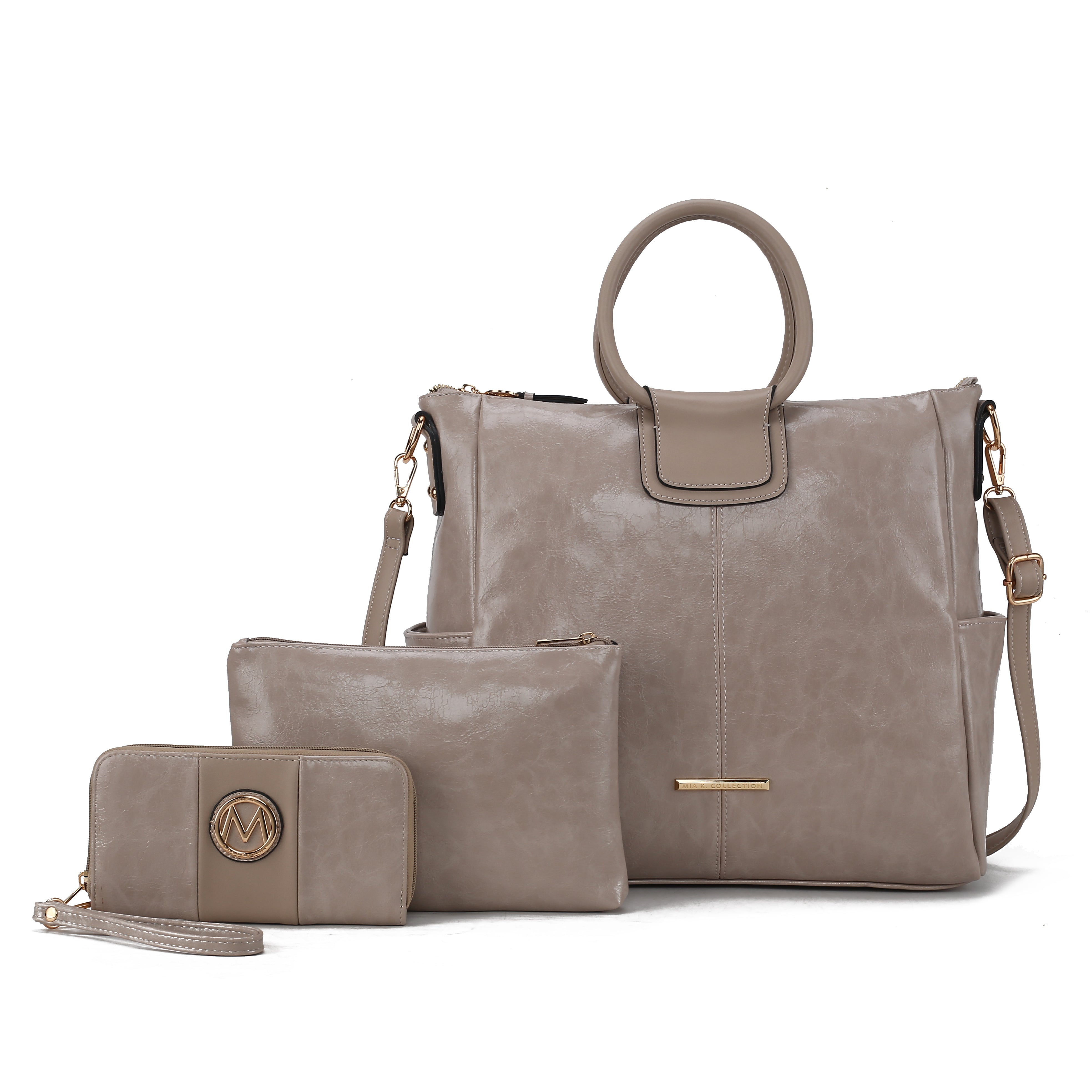  MKF Collection Zori Tote and Set - Taupe - Bonton
