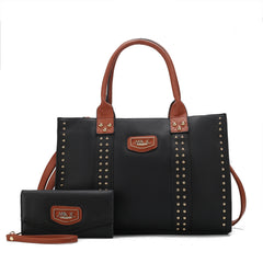 Davina Tote Bag and Wallet Set