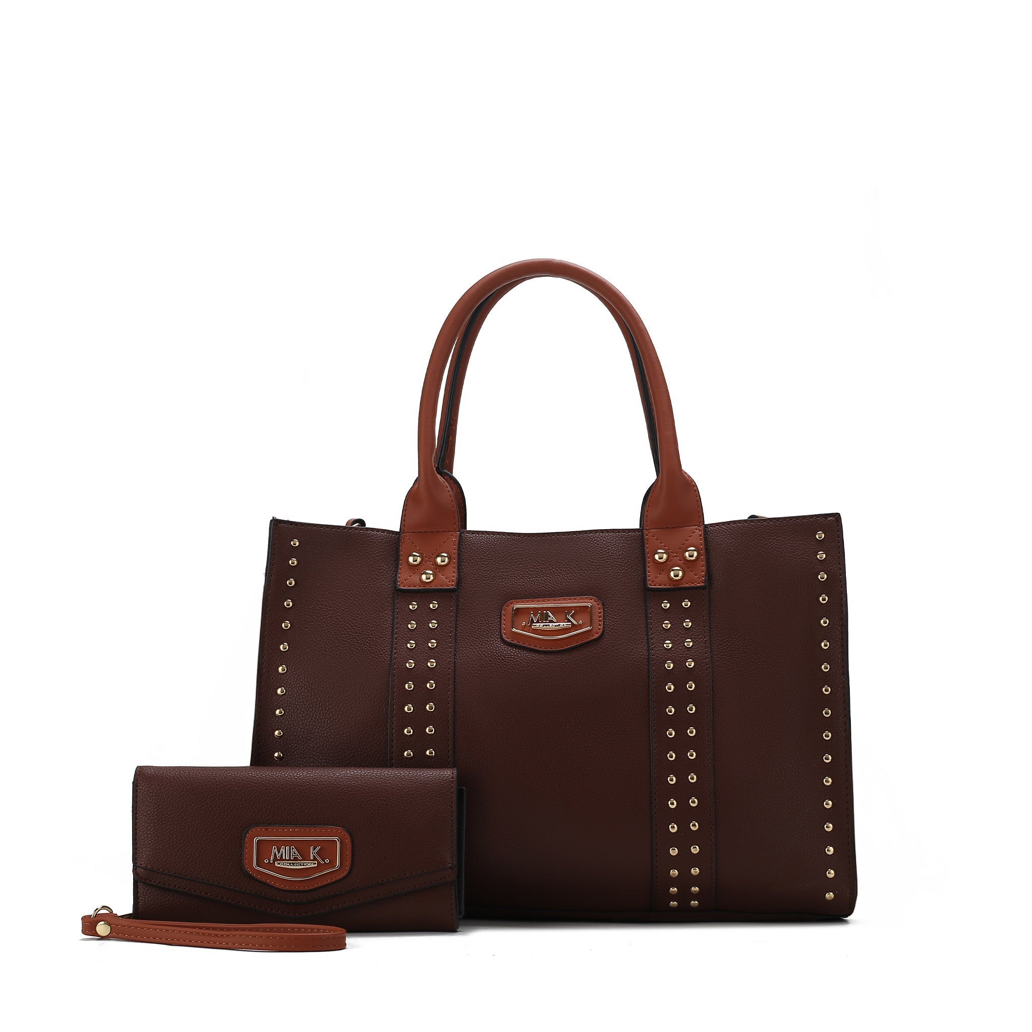  MKF Collection Davina Tote Bag and Wallet Set - Beige - Bonton