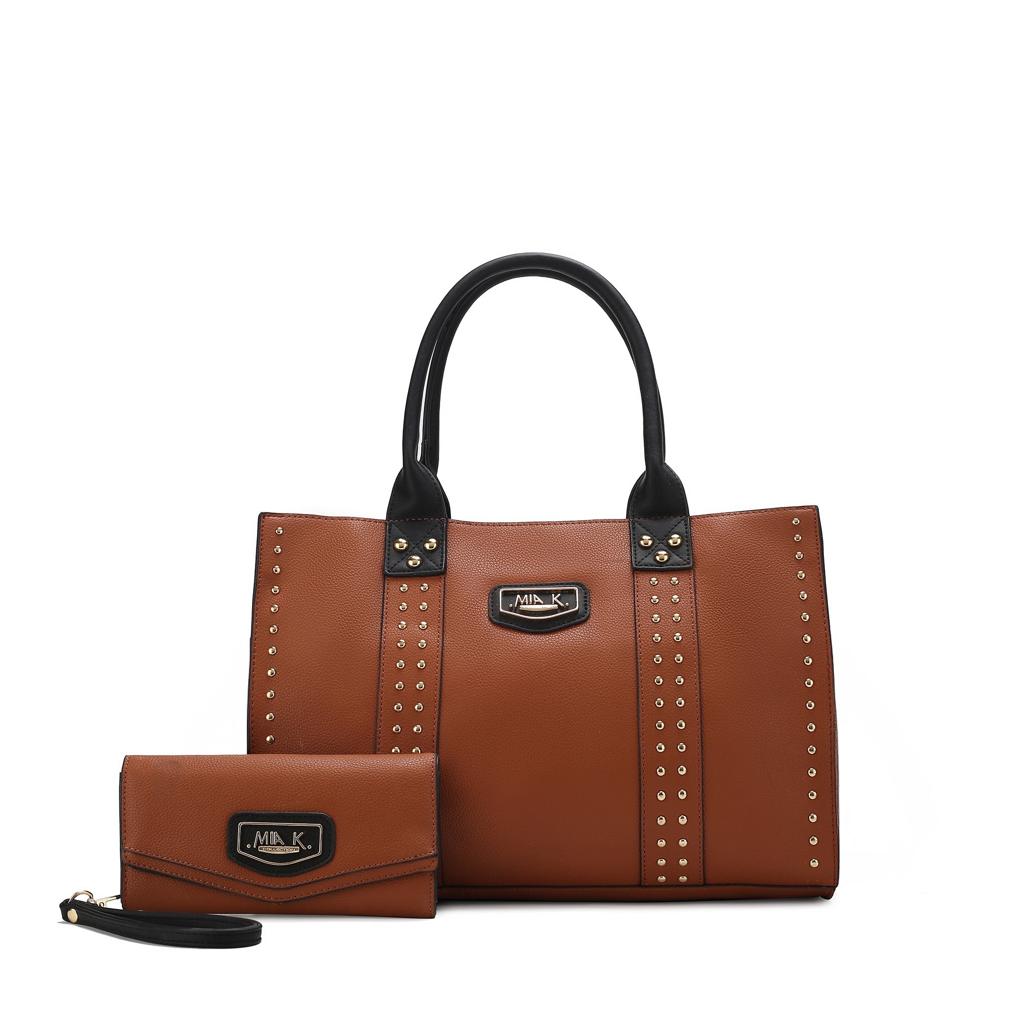  MKF Collection Davina Tote Bag and Wallet Set - Beige - Bonton