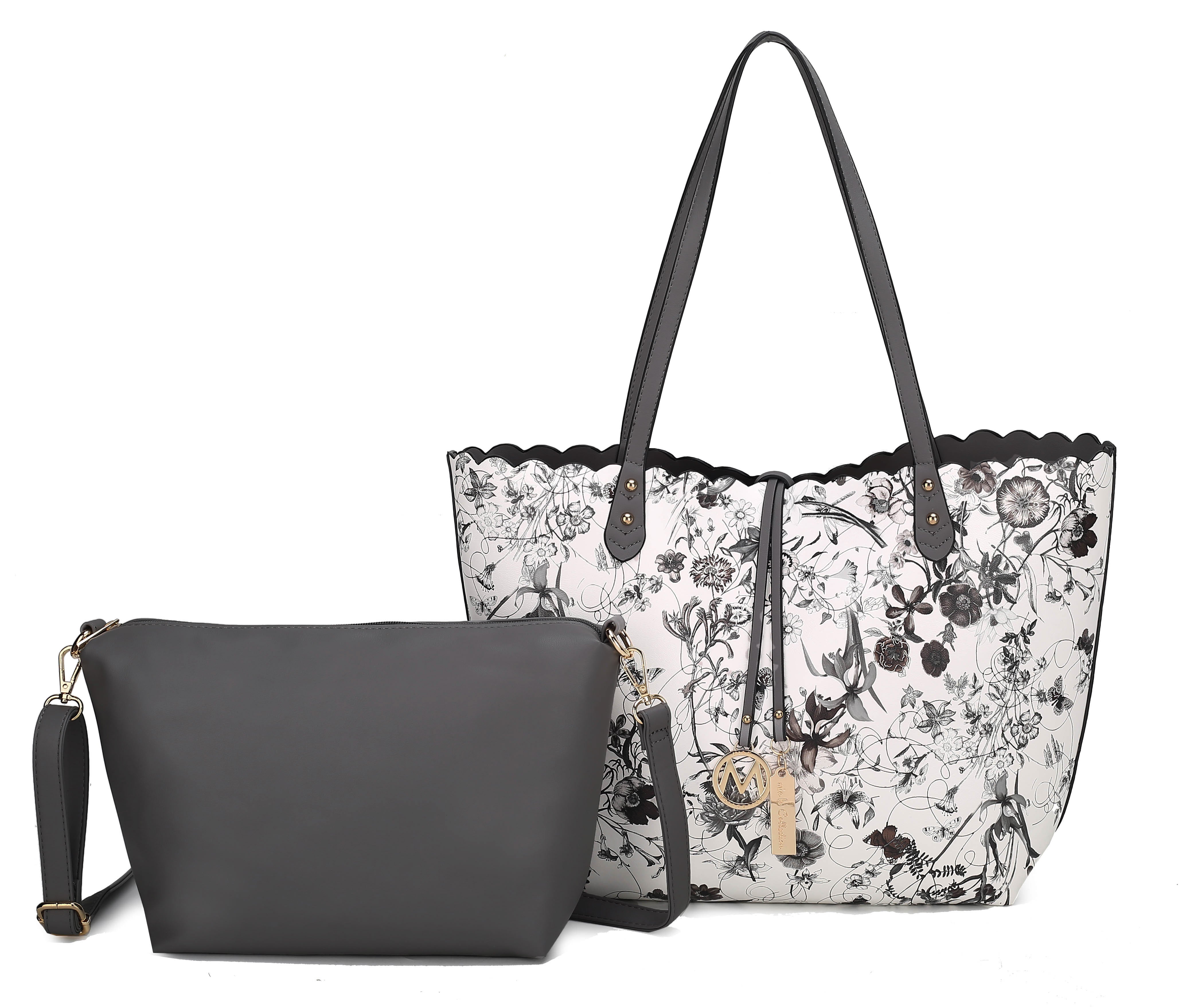  MKF Collection Danielle Tote Bag and Wallet Set - Yellow - Bonton