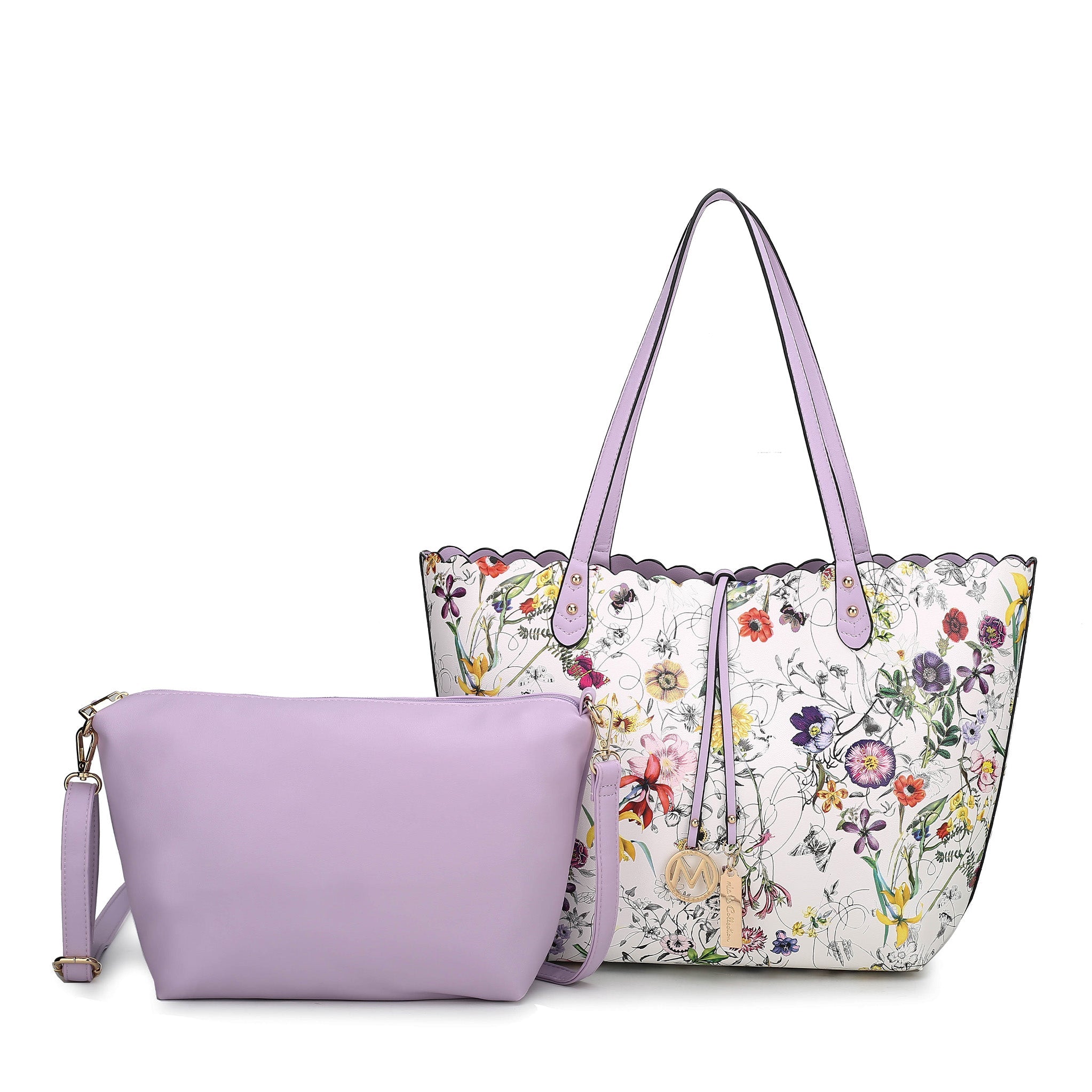  MKF Collection Danielle Tote Bag and Wallet Set - Yellow - Bonton