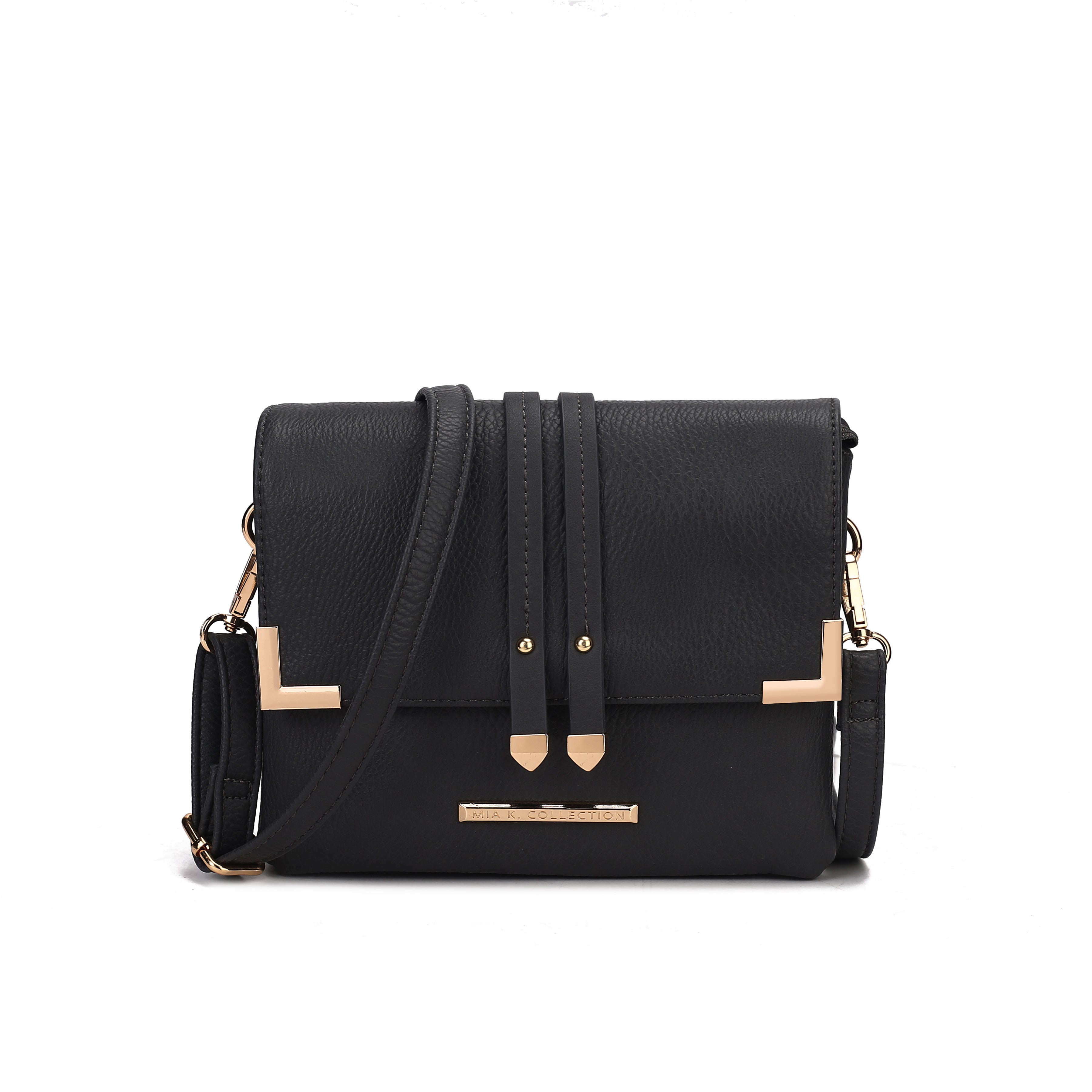  MKF Collection Valeska Crossbody Bag - Black - Bonton