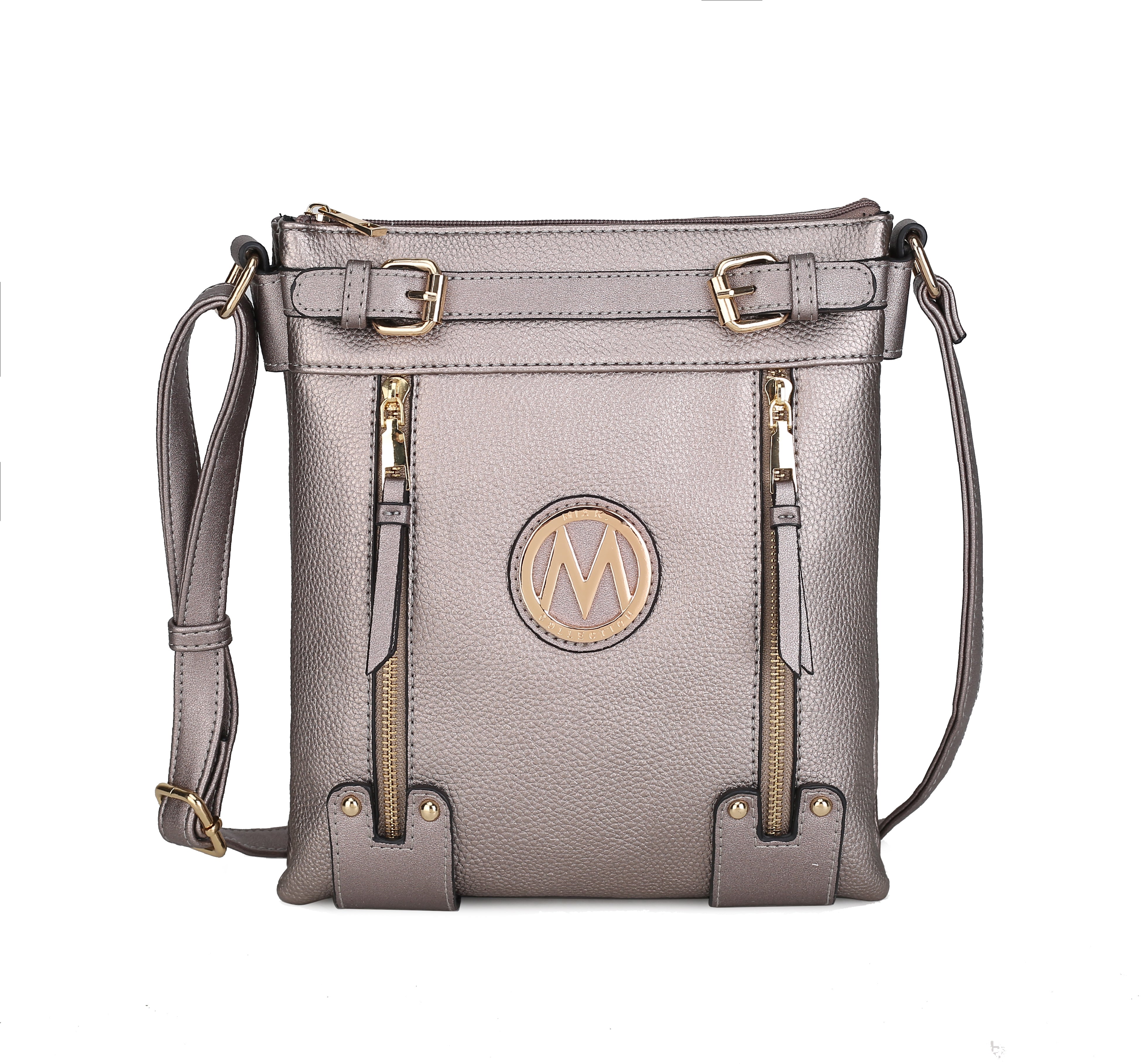  MKF Collection Lilian Crossbody Bag - Cognac Brown - Bonton