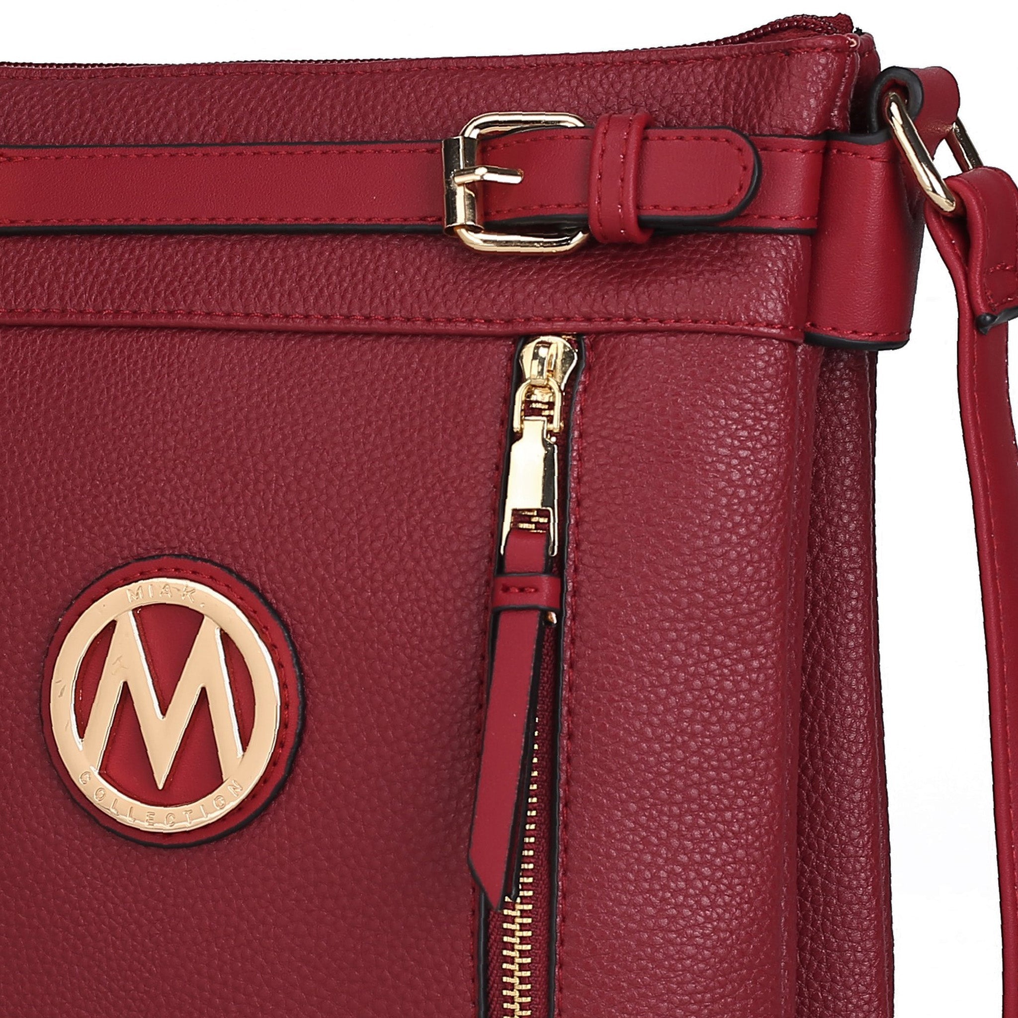  MKF Collection Lilian Crossbody Bag - Cognac Brown - Bonton