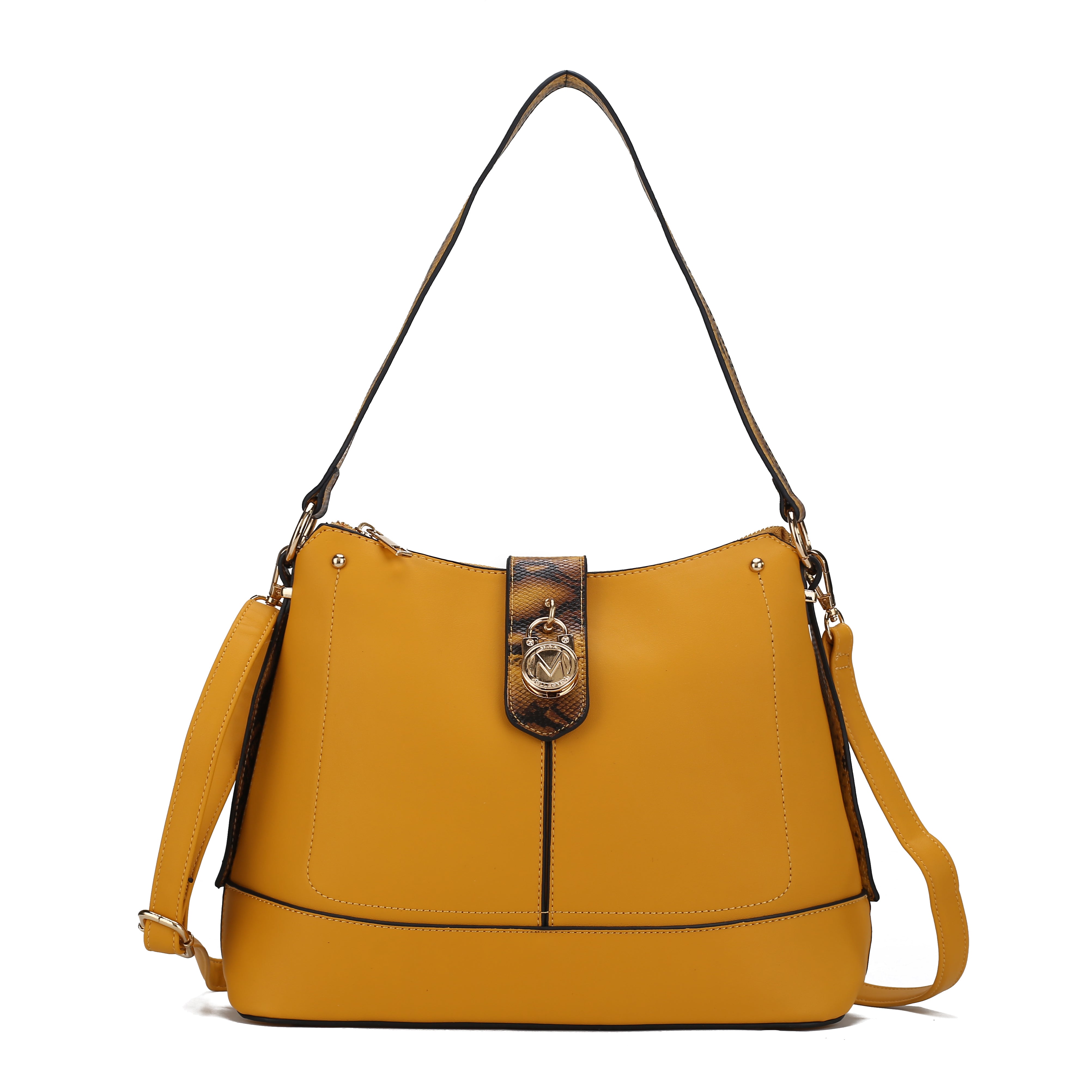  MKF Collection Ezra Shoulder Bag - Beige - Bonton