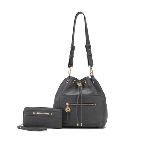 Larissa Bucket Bag and Wallet Set