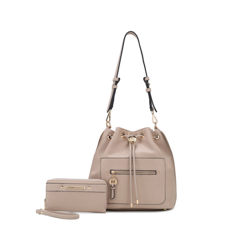 Larissa Bucket Bag and Wallet Set