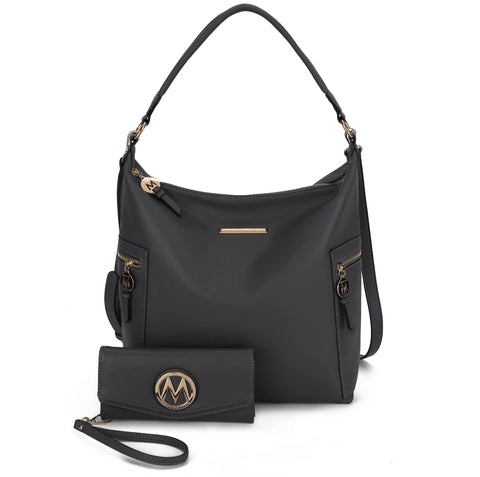Ophelia Hobo Bag and Wallet Set