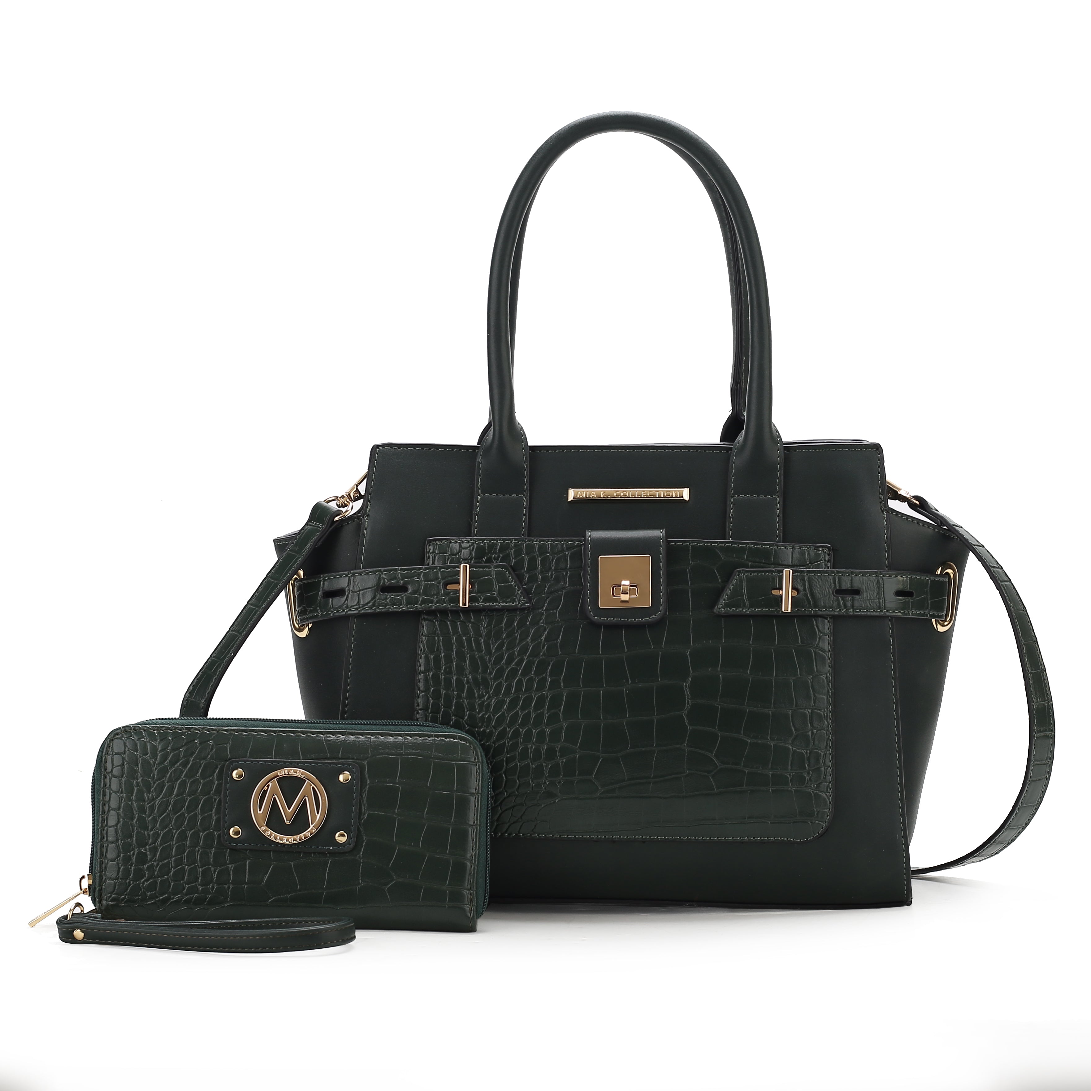  MKF Collection Isla Shoulder Bag and Set - Black - Bonton